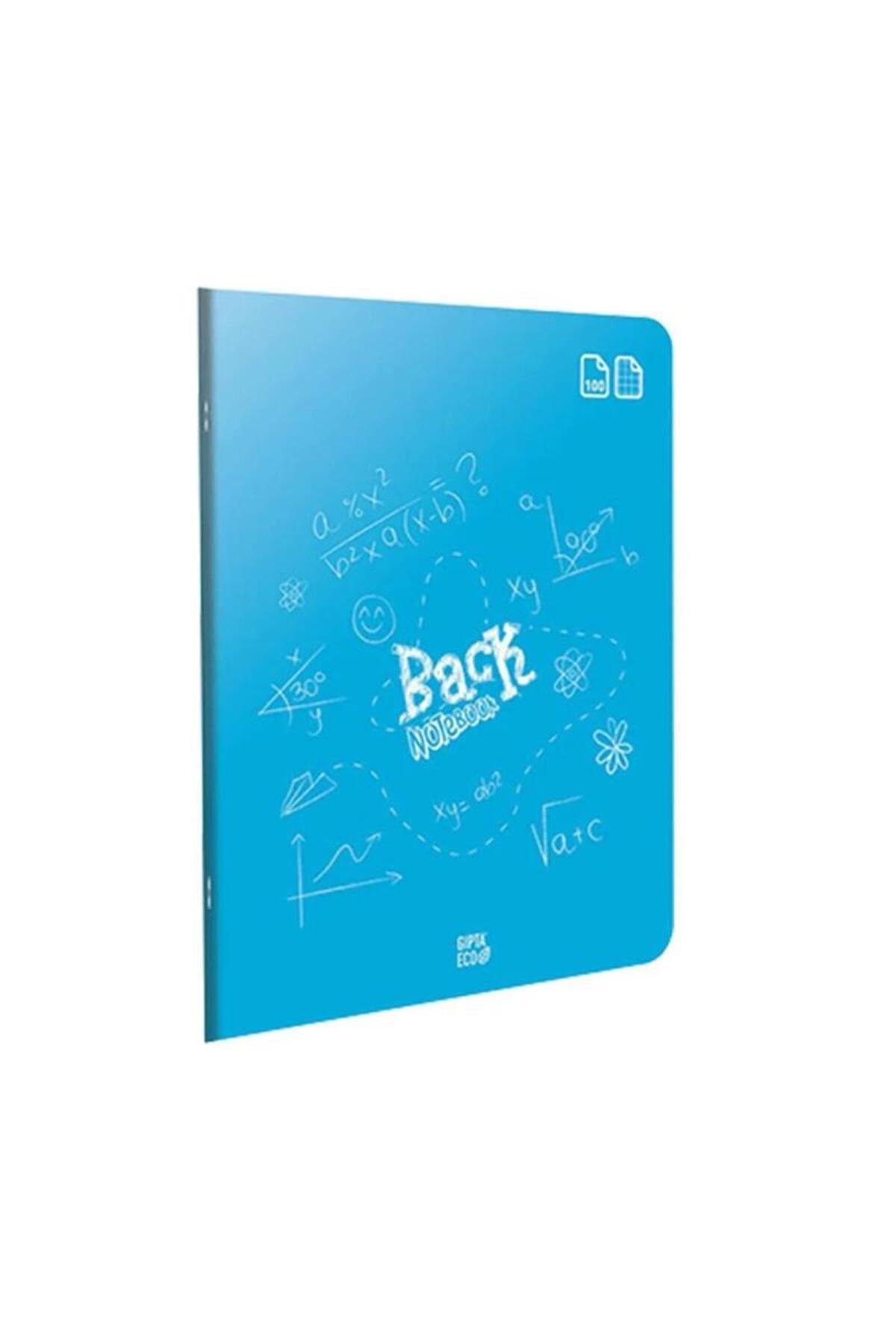 Back Defter Tel Dikiş Plastik Kapak A5 80 Yaprak Kareli