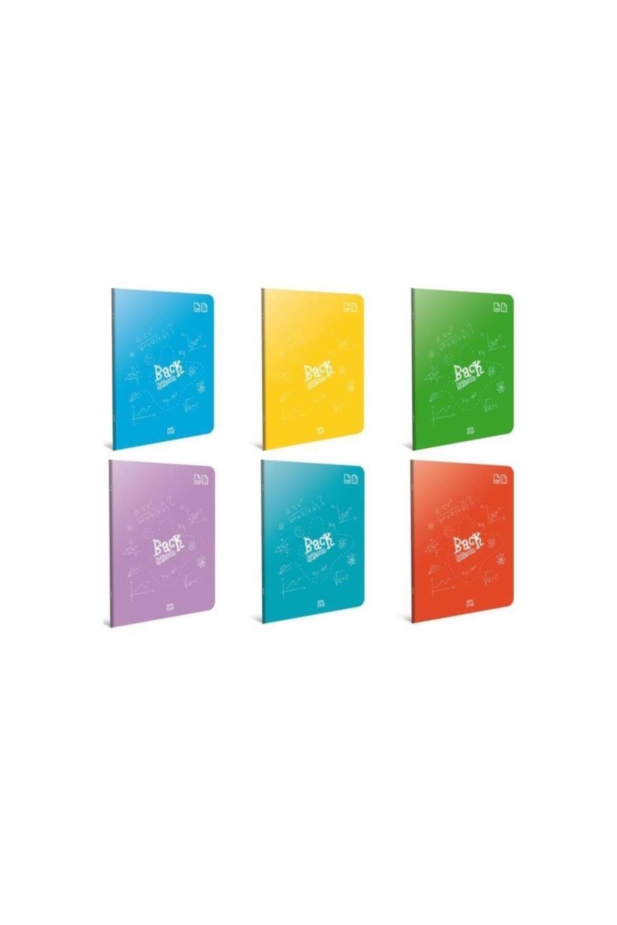 Back Tel Dikiş Plastik Kapak Defter A4 40 Yaprak Çizgili 12li 4979