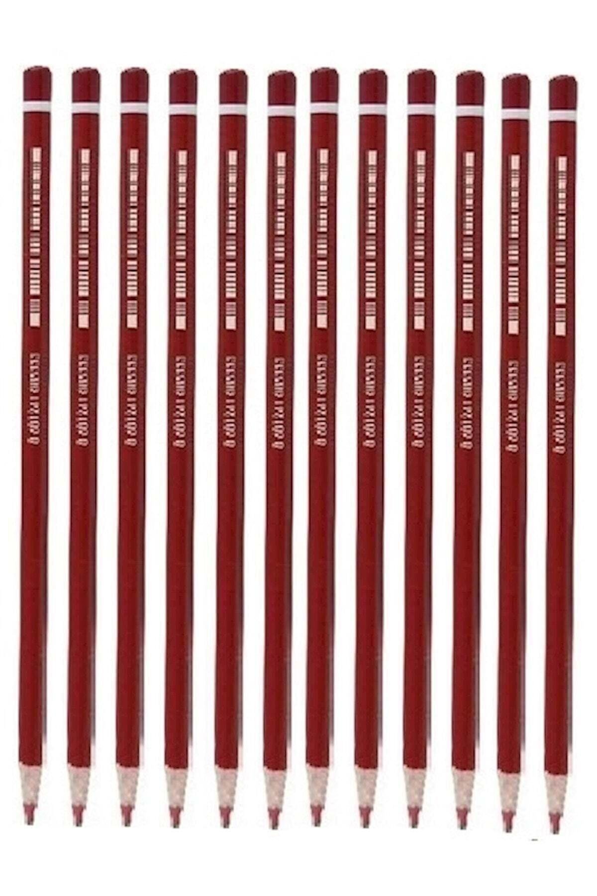Basic Kırmızı Kopya Kurşun Kalem 1 Düzine (12 ADET)