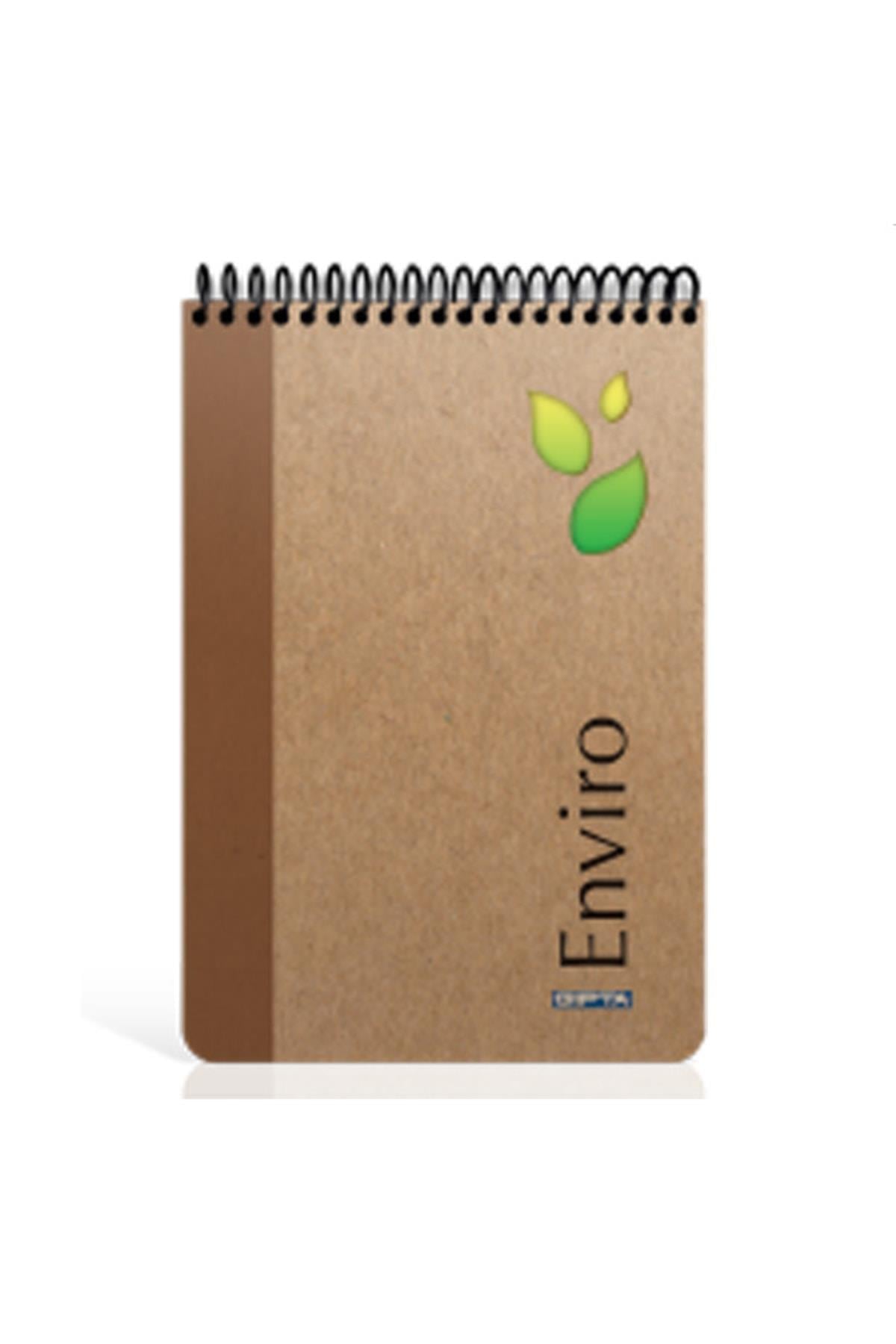 Bloknot Enviro Spiralli Sert Kapak Kareli 100 Yp A4 2346