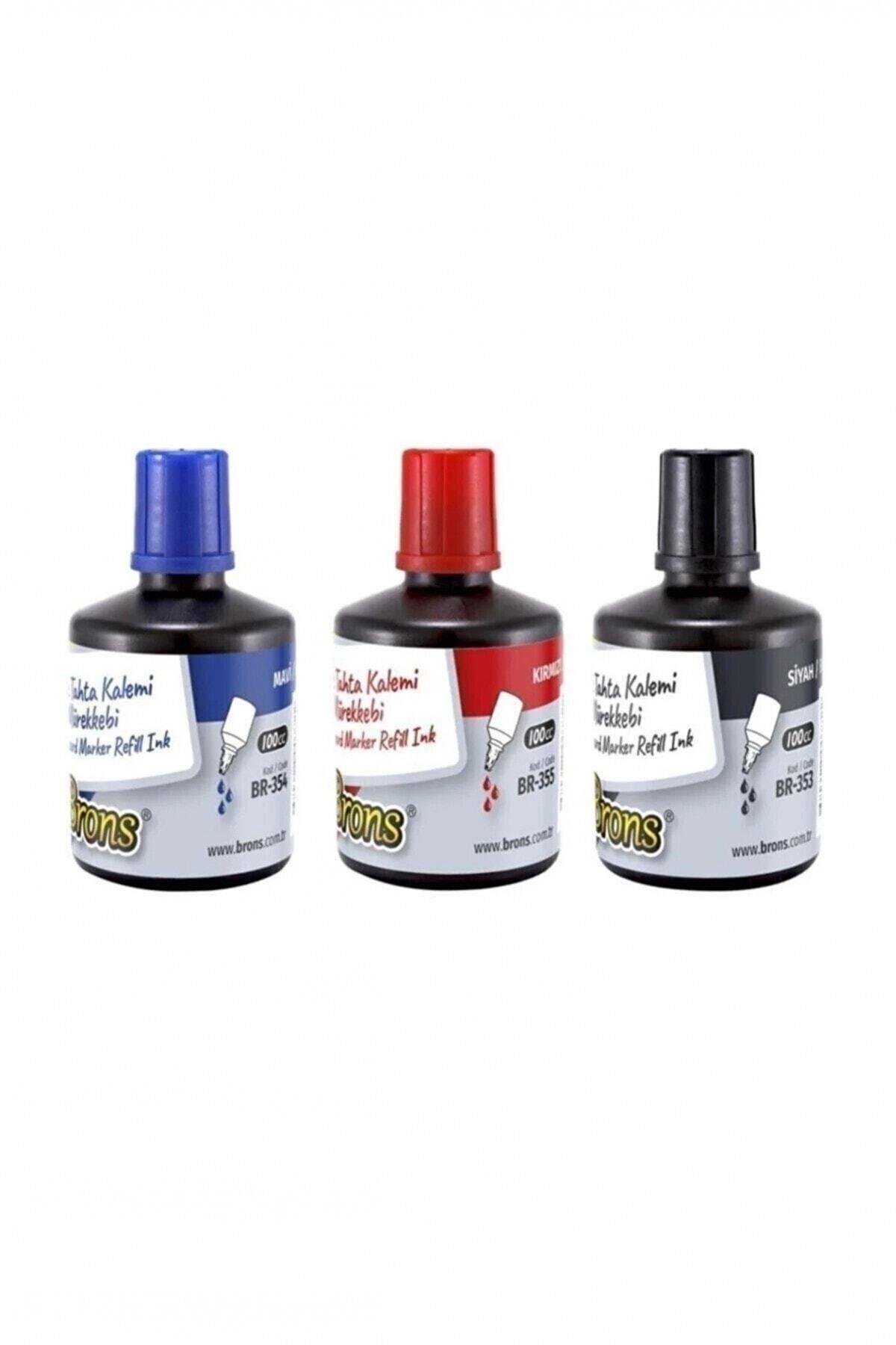 Br-353 100 Cc 3 Lü Set Tahta Kalem Mürekkebi tkm
