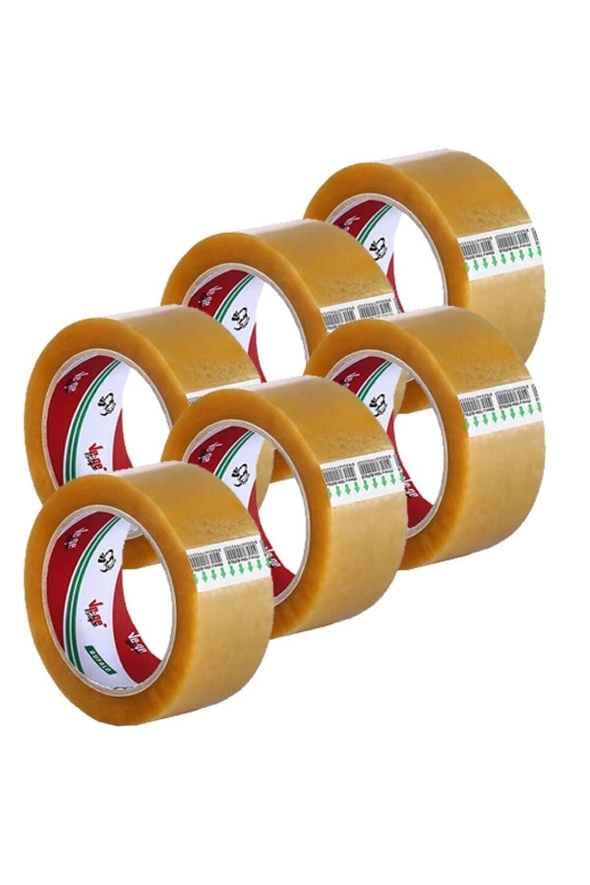 Bufalo 45x100 Şeffaf Koli Bandı-6'lı Paket