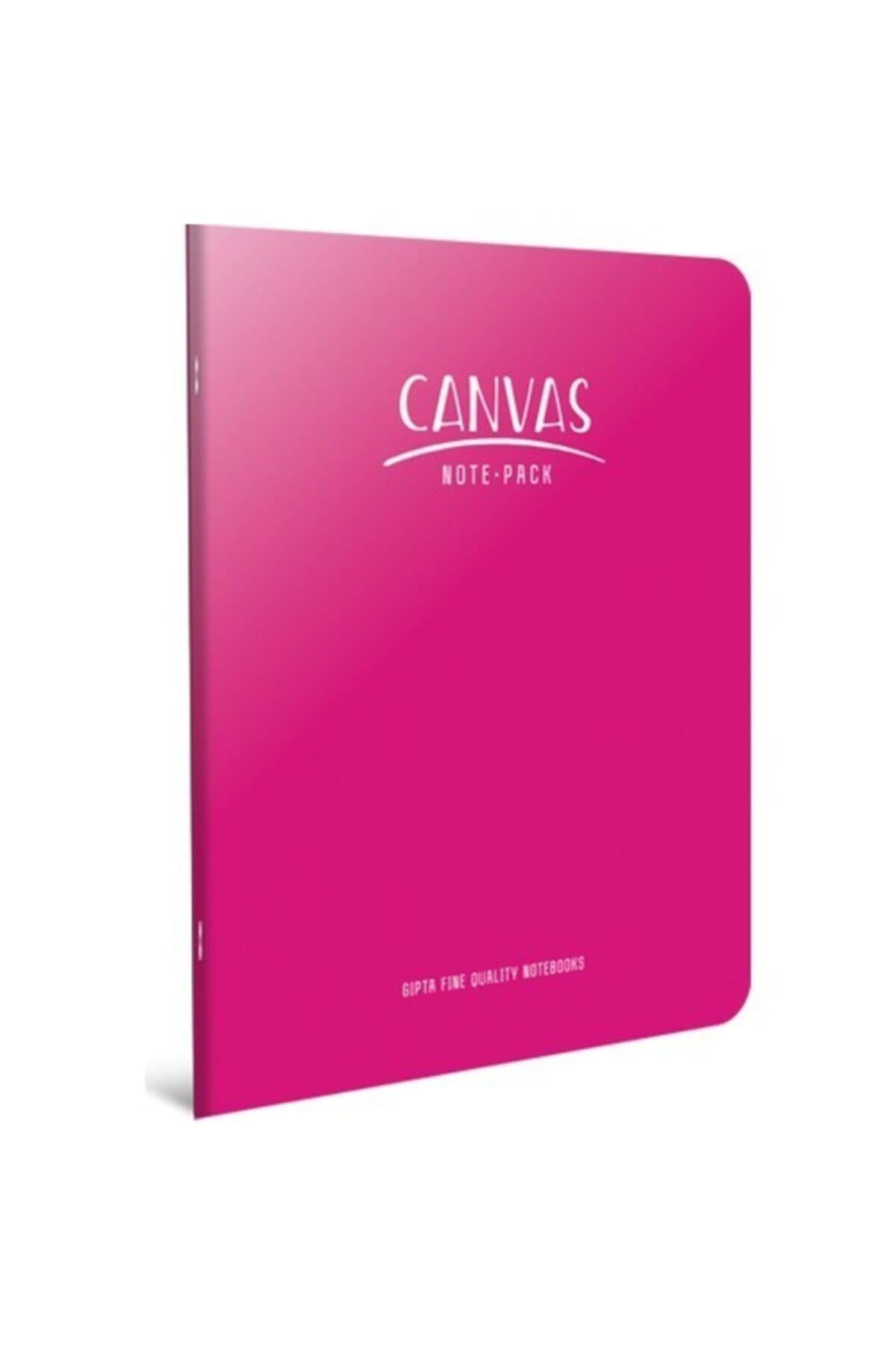 Canvas Tel Dikişli Plastik Kapak Defter A4 80 Yp Çizgili
