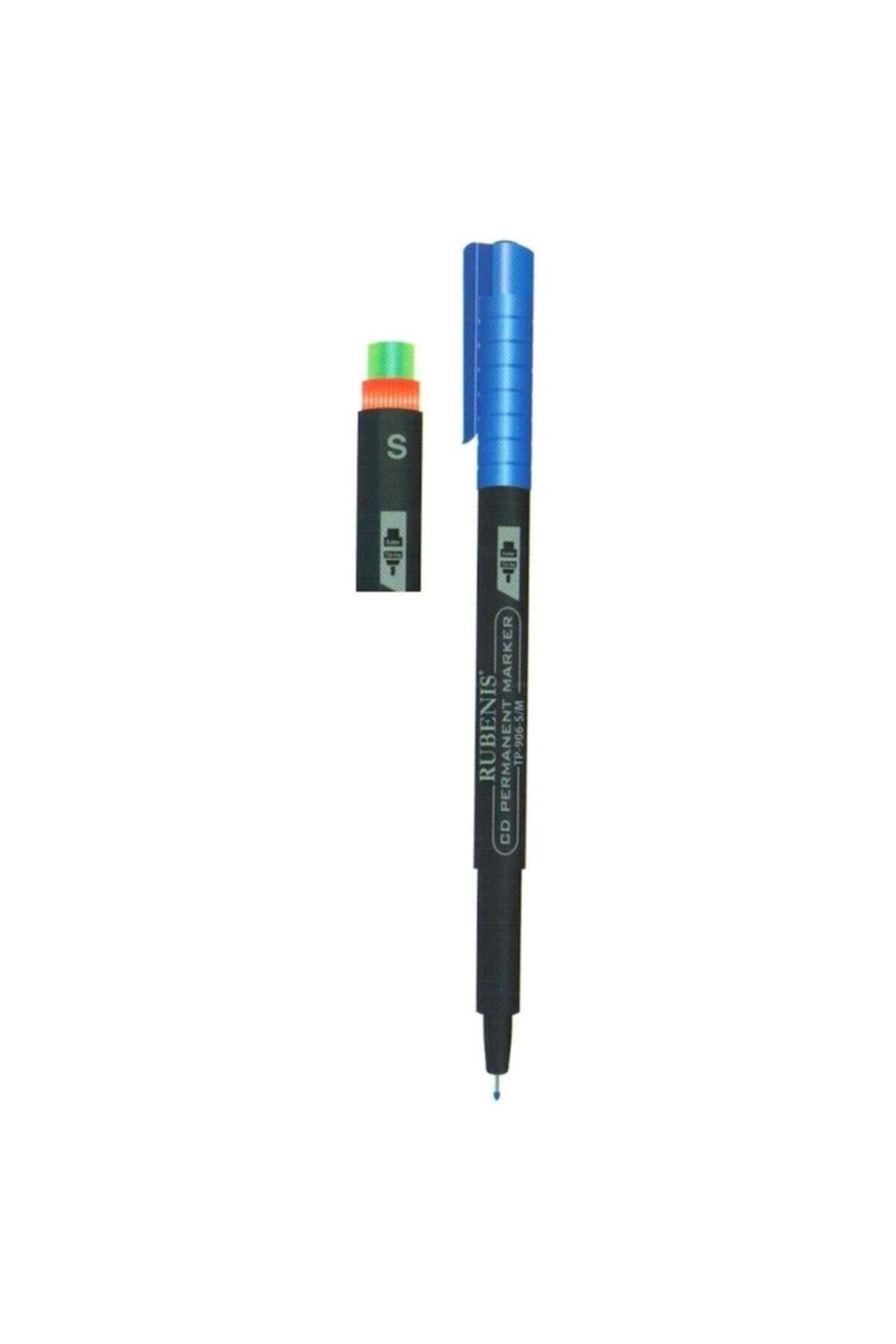 Cd Kalemi Permanent S Seri Silgili Mavi Tp-905-s/m (12 Lİ PAKET)