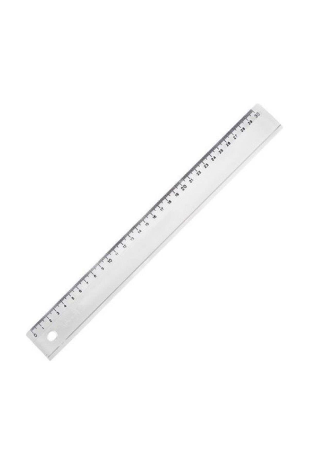 Cetvel Plastik Şefaff Renkli 230