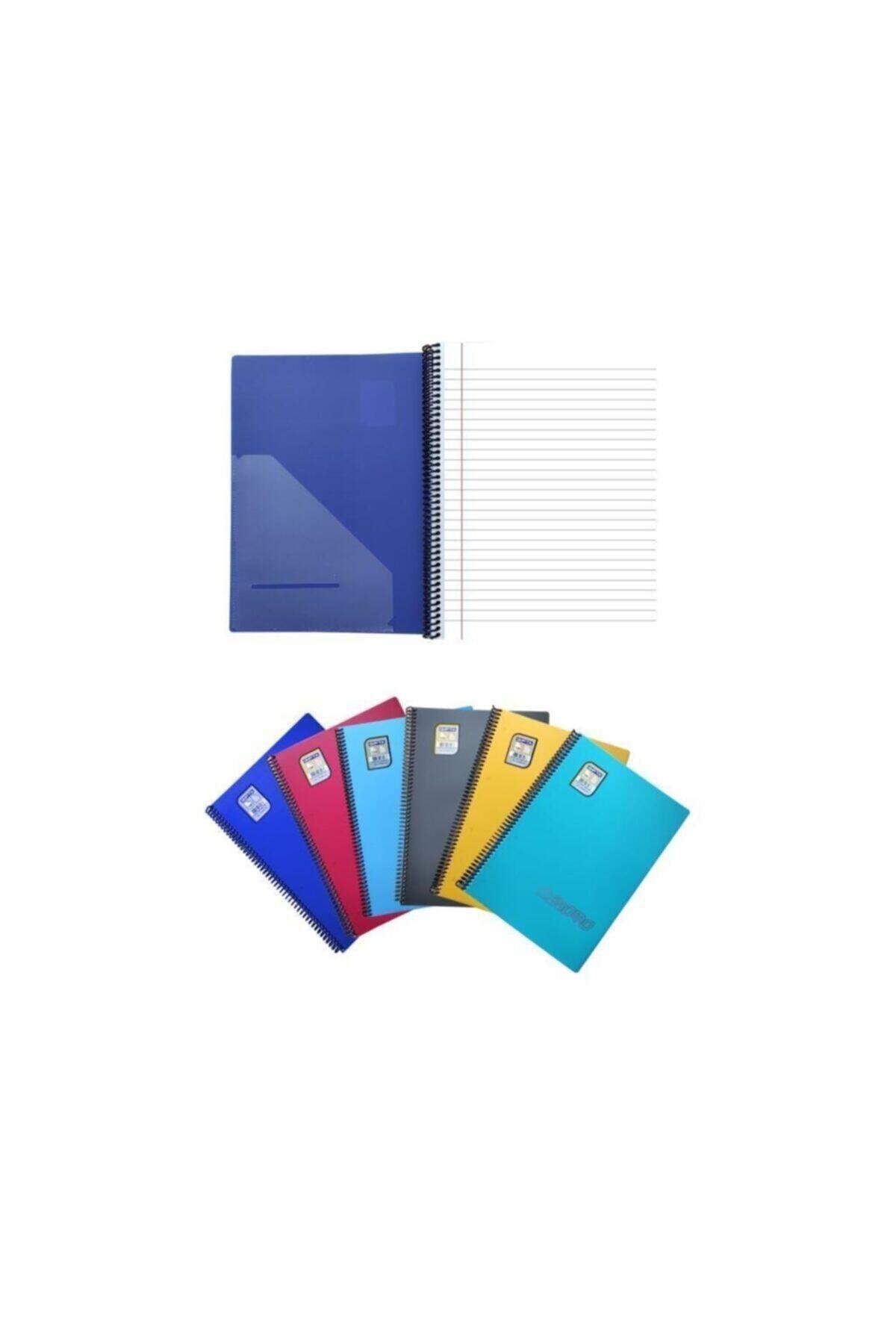 Chromo (a4) 80 Yp Pp Kapak Spiralli Defter Çizgili 6'lı