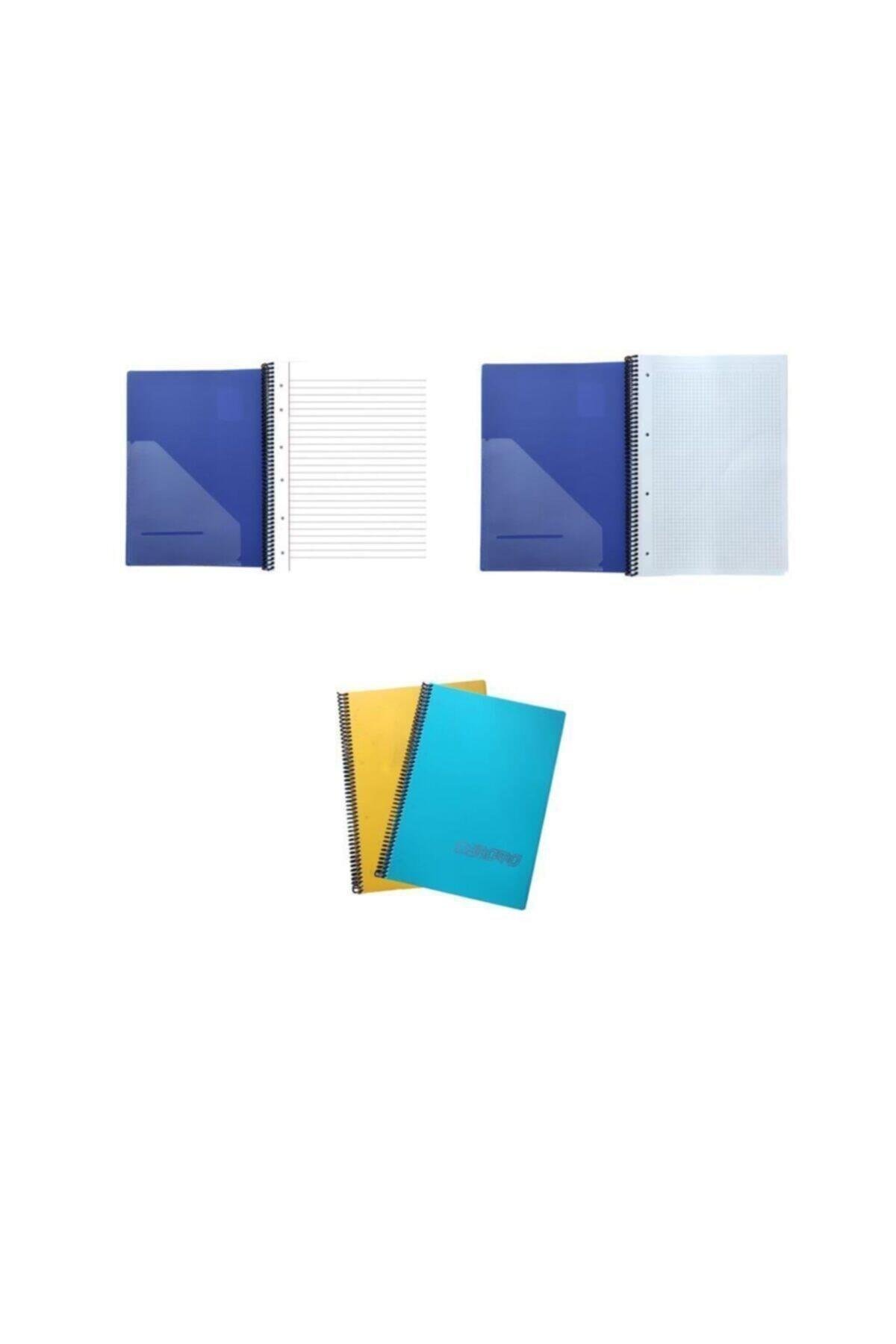 Chromo Sip. Pp. Kapak 100 Yp.defter A4 1 Çizgili + 1 Kareli