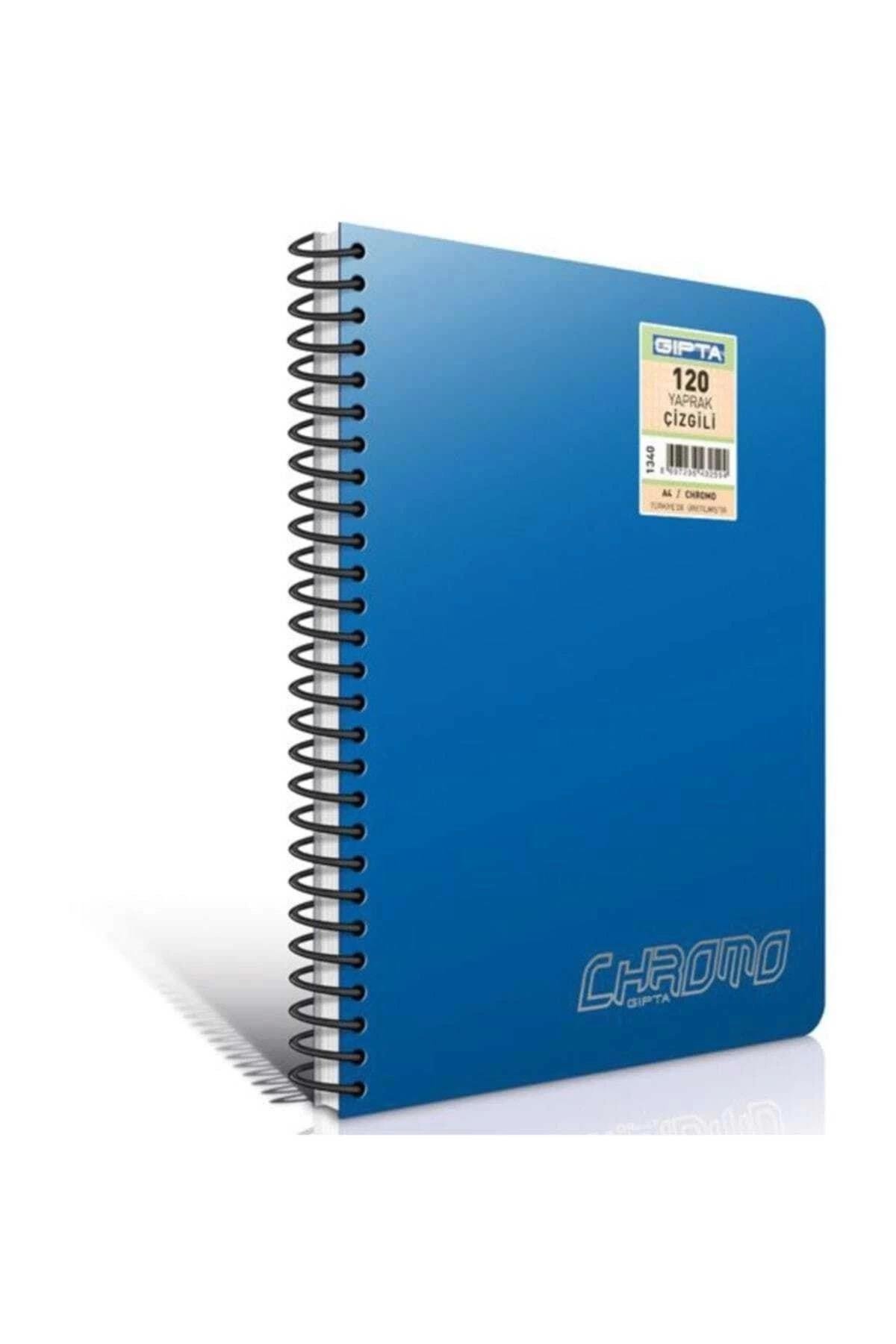 Chromo Spiralli Pp Kapak Defter A4 - 100 Yaprak Çizgili
