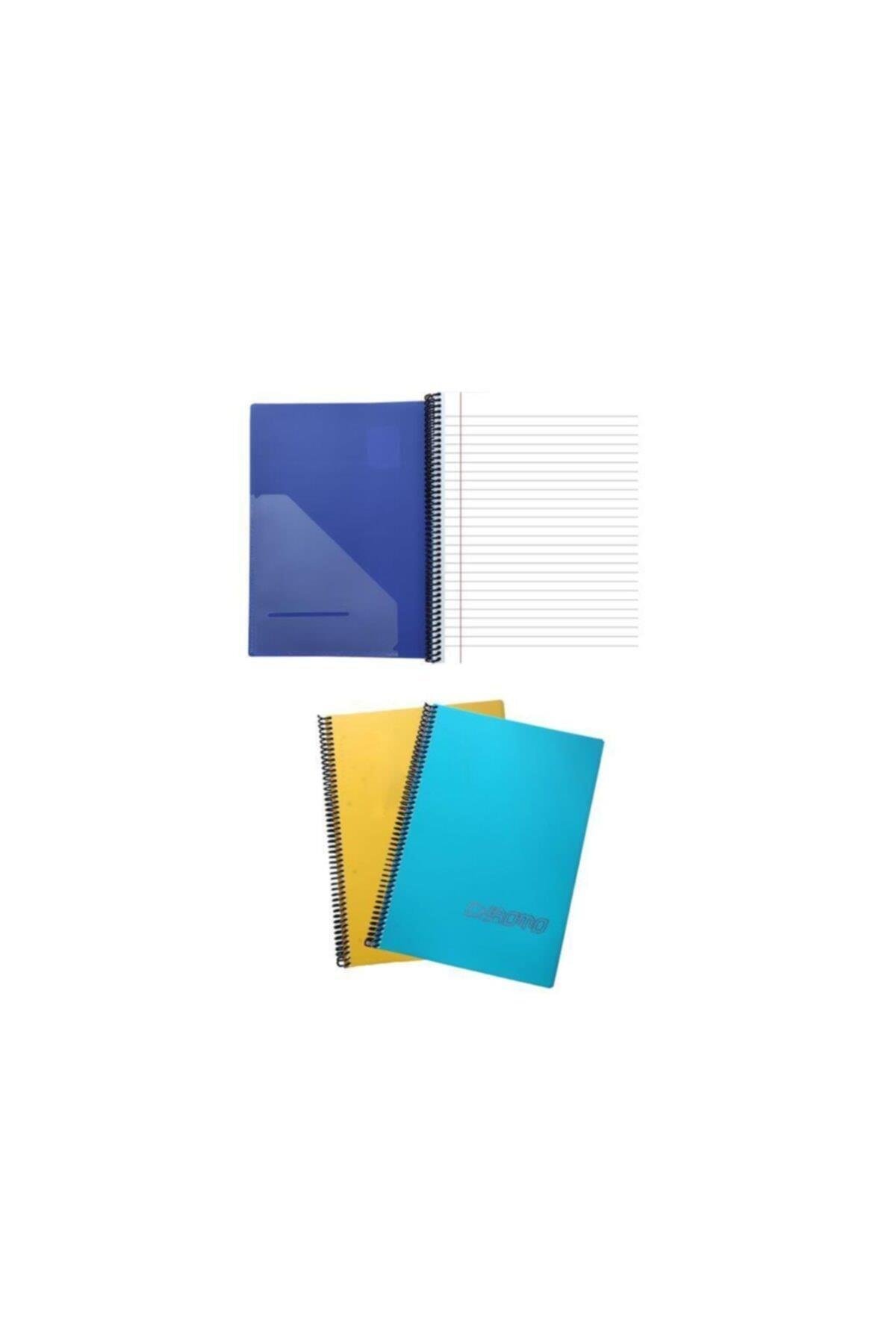 Chromo Spiralli Pp Kapak Defter A4 Çizgili 100 Yp 1491 2'li