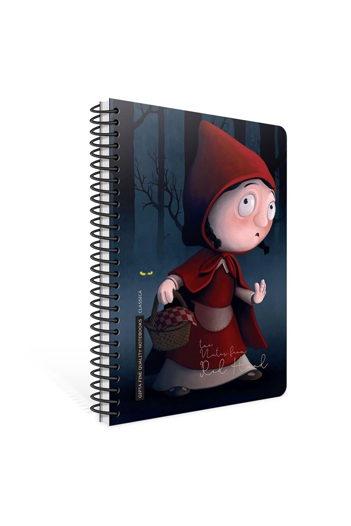 Classica Spiralli Sert Kapak 17x24 120 Yaprak Kareli Defter