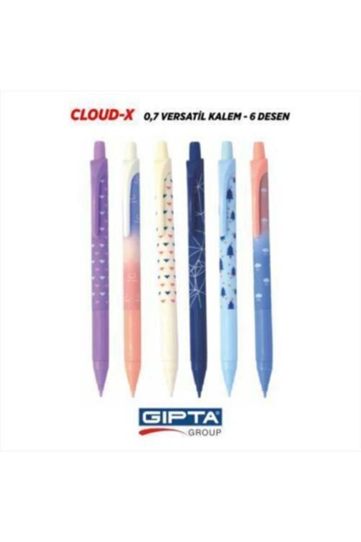 Cloud X 0.7 Uçlu Kalem (6 Adet ) Karışık Desen