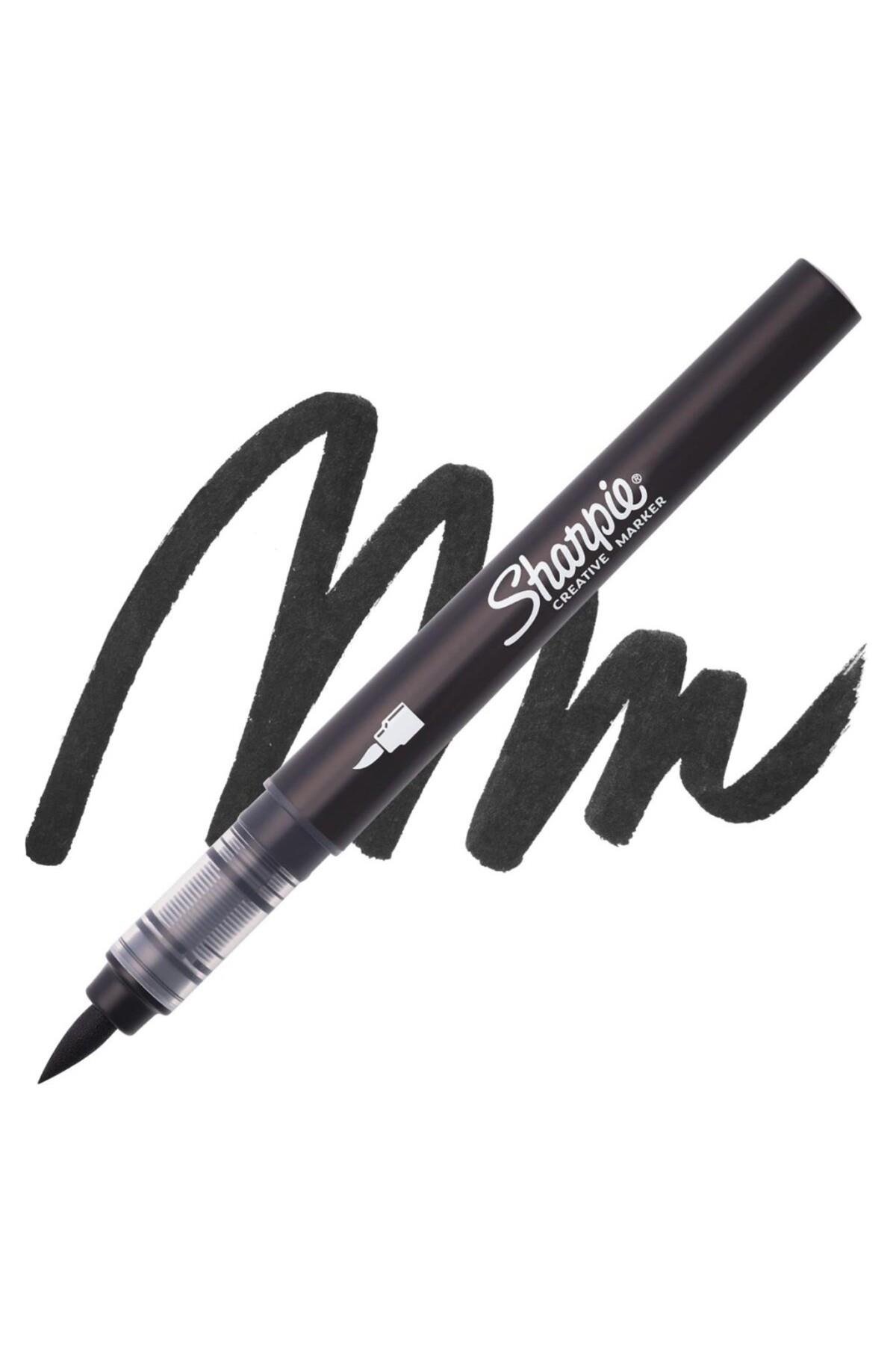 Creative Akrilik Marker Siyah- Fırça Ucu