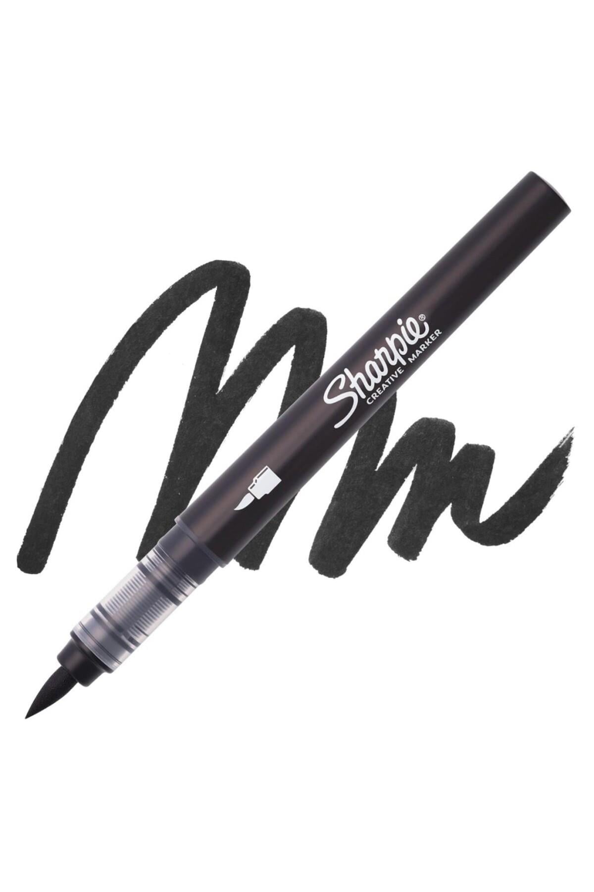 Creative Akrilik Marker Siyah- Fırça Ucu