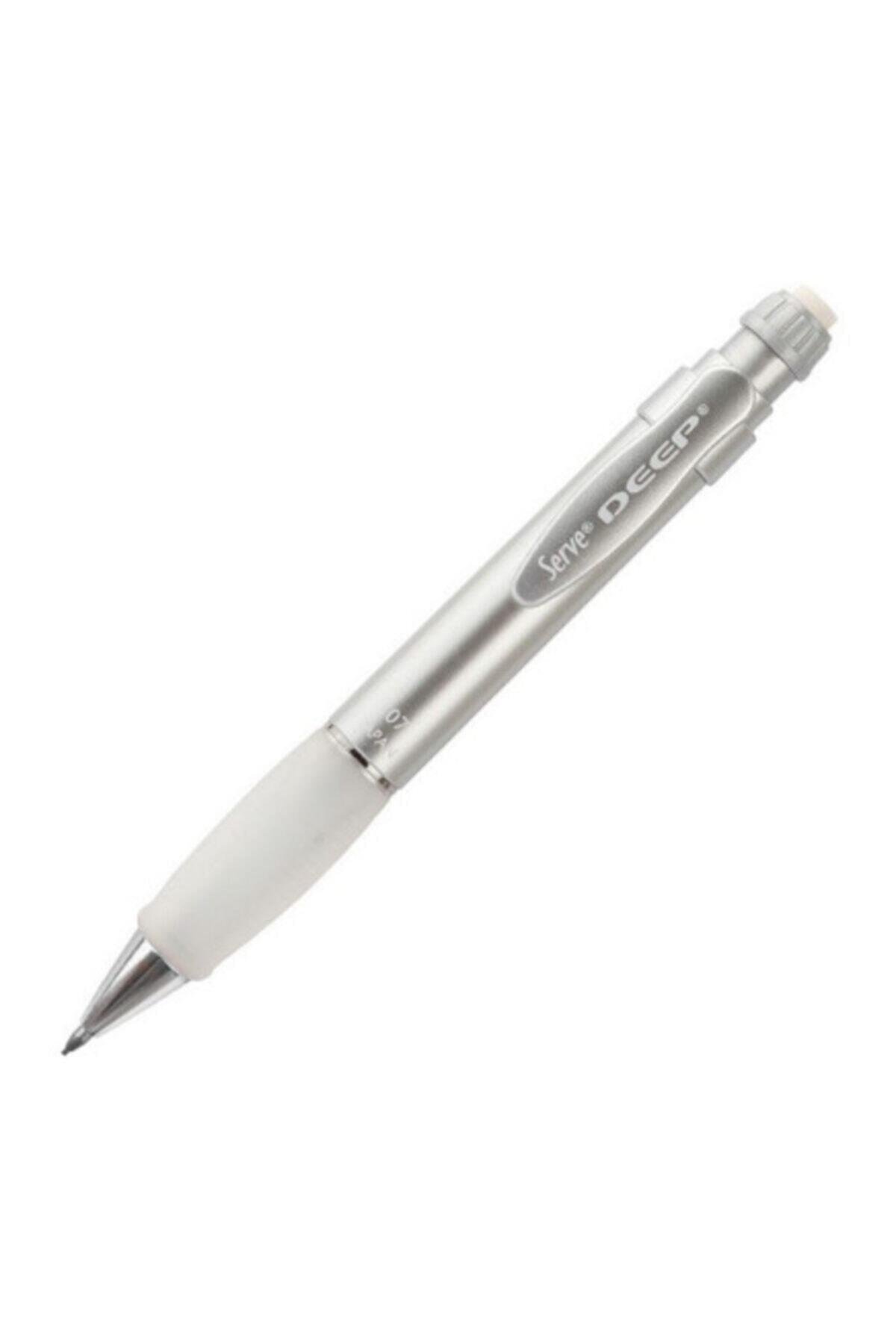 Deep 0.7mm Versatil Kalem Metalik Gri