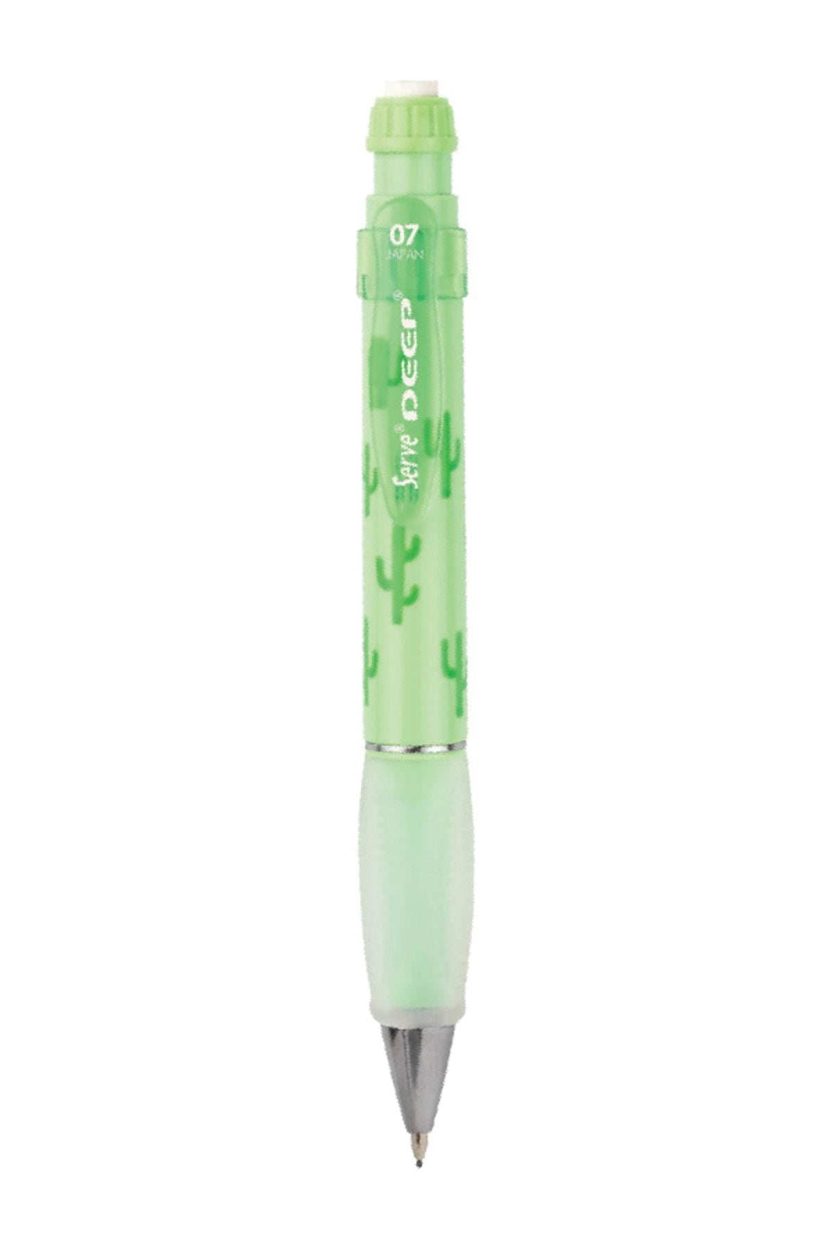 Deep 0.7 Mm Desenli Versatil Kalem Pastel Yeşil Kaktüs