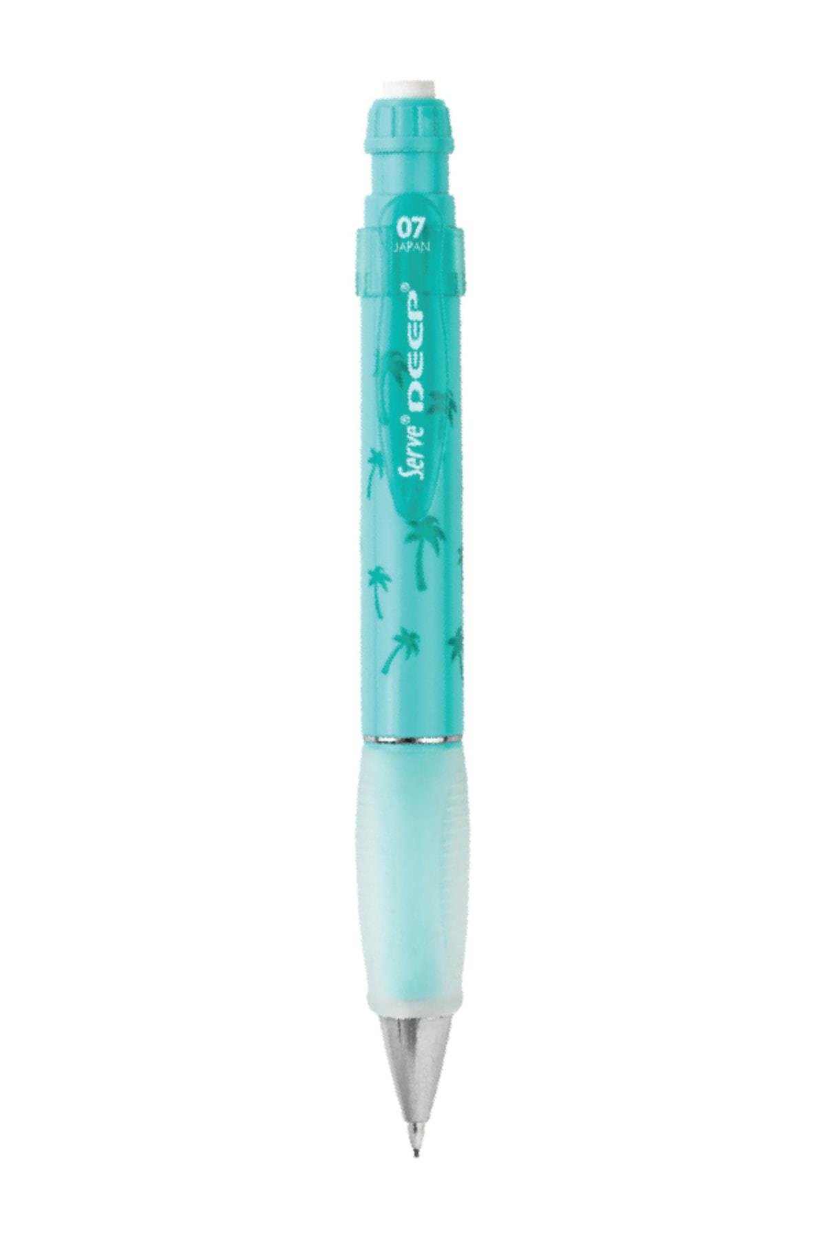 Deep 0.7 mm Desenli Versatil Kalem Pastel Nane Yeşili Palmiye