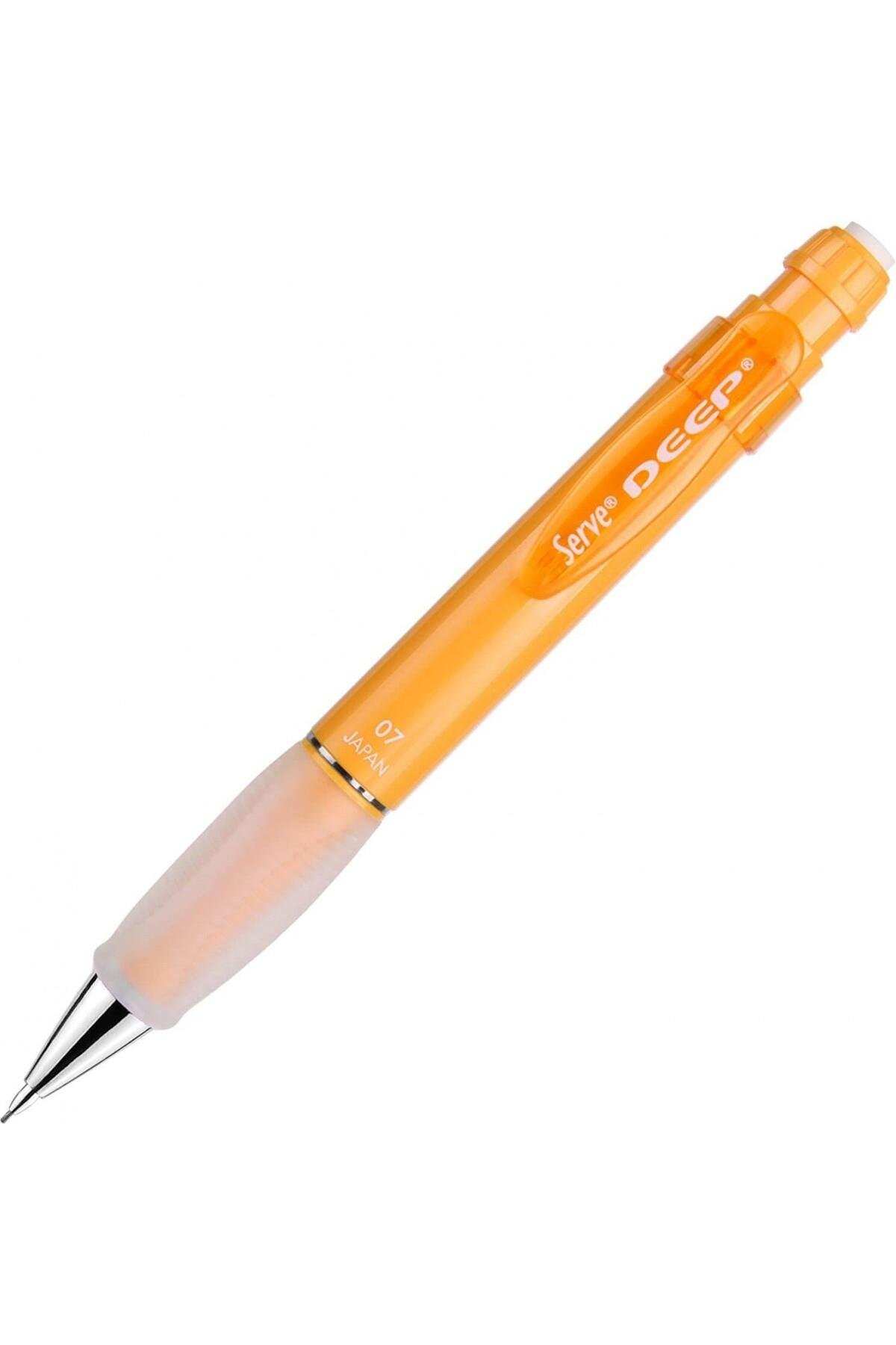 Deep Pastel 0.7mm Mekanik Kurşun Kalem - Mustrad Yellow