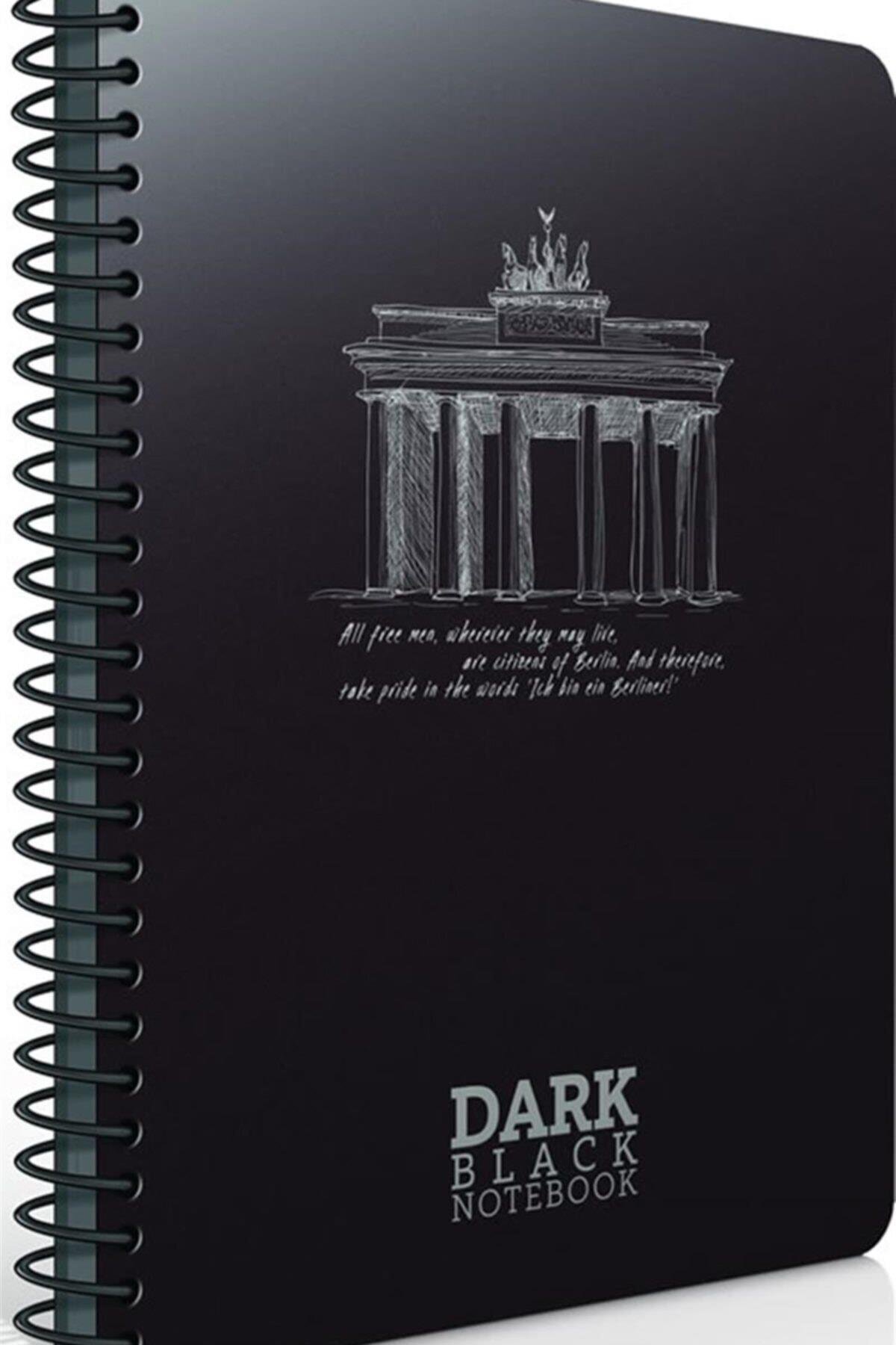 Defter 12x17 Dark Siyah Spr.pp 50yp.düz 2674