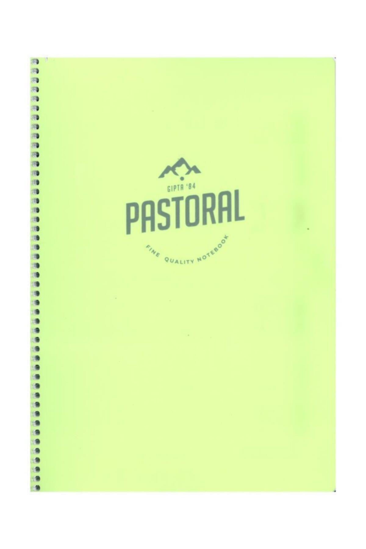 Defter 72 Yp. Kareli Spr. Pp. Kpk. Yeşil Pastoral 17x24 cm