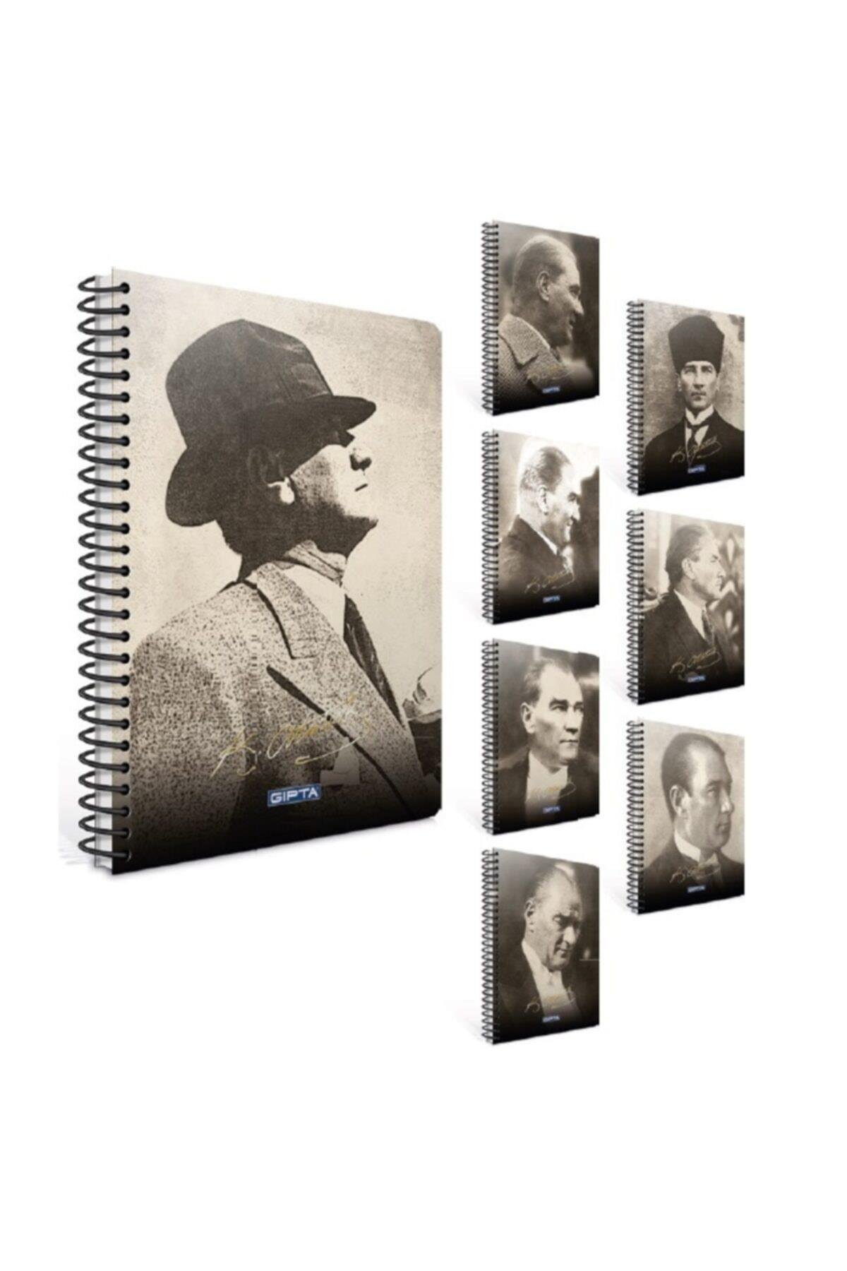 Defter A4 Atatürk Spr. Pp 100yp. Kar. 2619