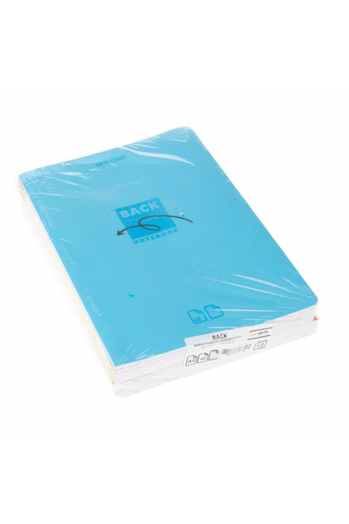 Eco Back Tel Dikişli Pp.kapak Defter A4 40/1 0766 **1 Adet **