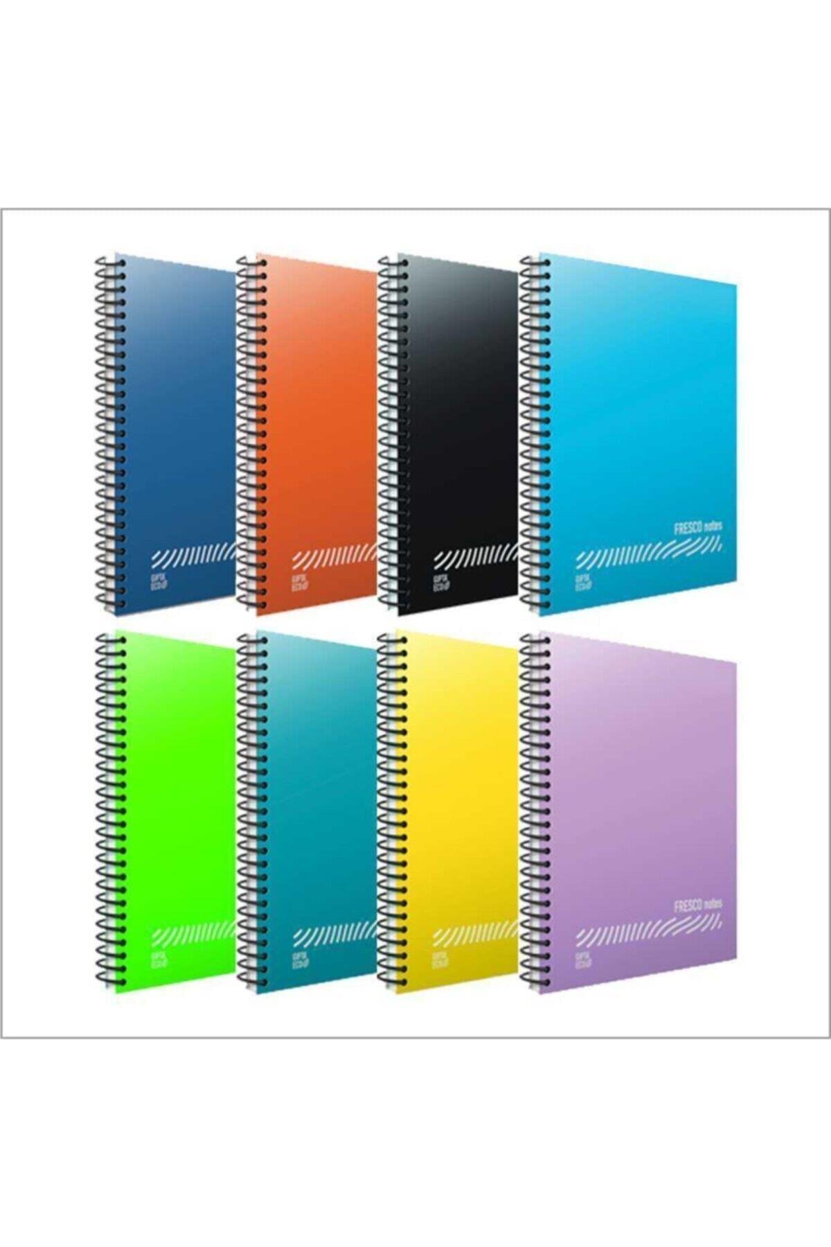 Eco Pp 80 Yp. A4 Spiralli Pp. Kapak Defter Çizgili - 6 Adet ( Frc )