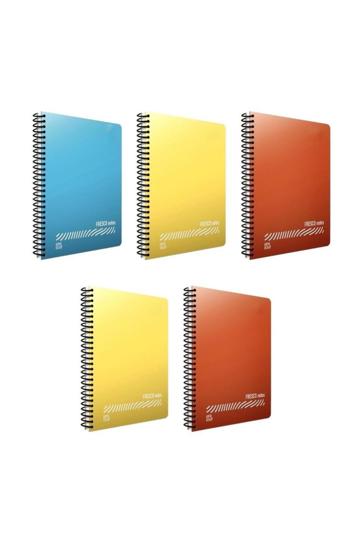 Eco Pp 80 Yp. A4 Spiralli Pp. Kapak Defter 3 Kareli 2 Çizgili - ( Frc )