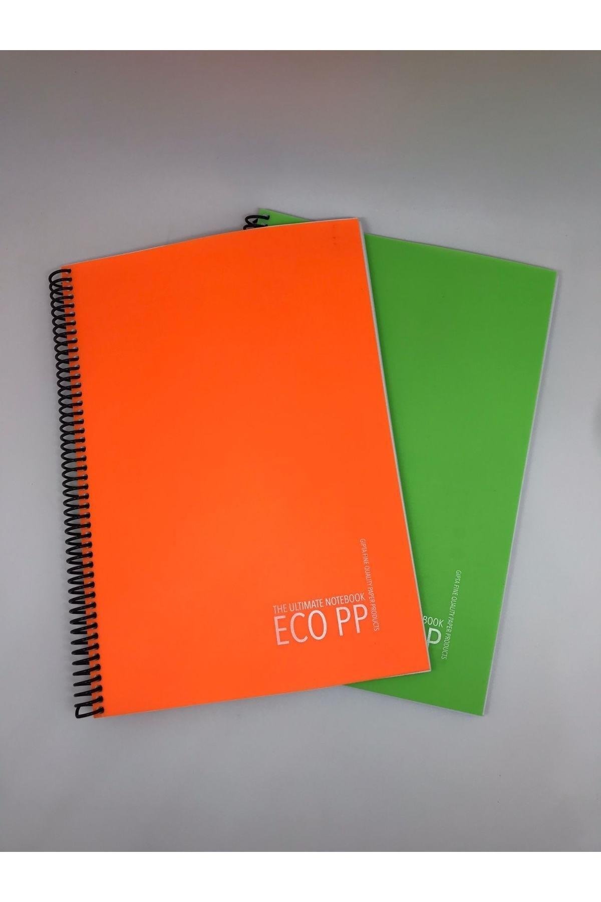 Eko Pp Spiralli Pp Kapak Defter A4 60 Yaprak Kareli 2'li