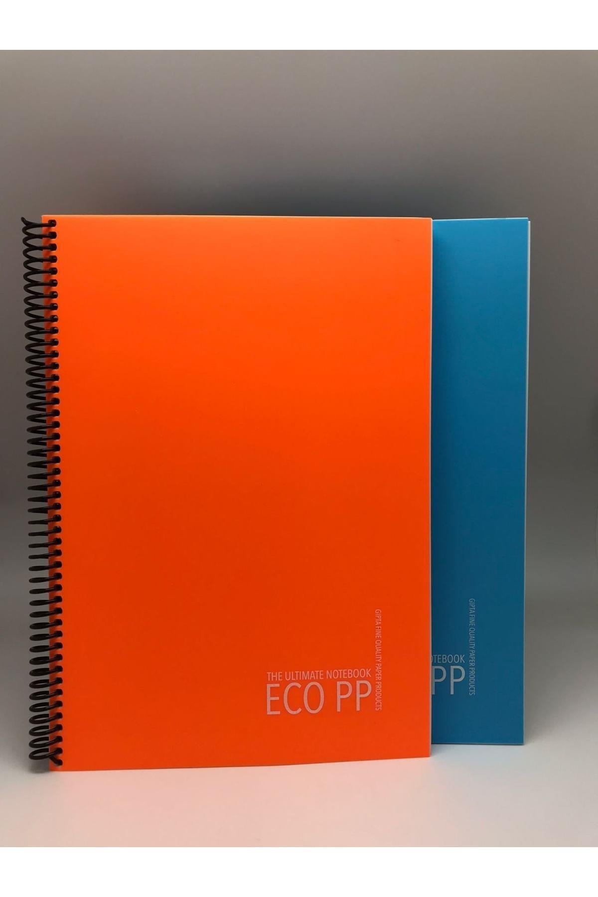 Eko Pp Spiralli Pp Kapak Defter A4 60 Yaprak Kareli 2'li