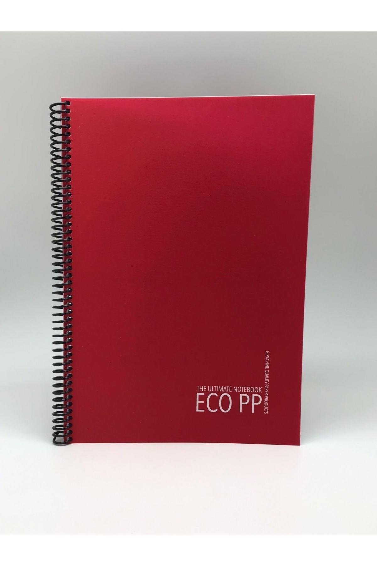 Eko Pp Spiralli Pp Kapak Defter A4 80 Yaprak Kareli