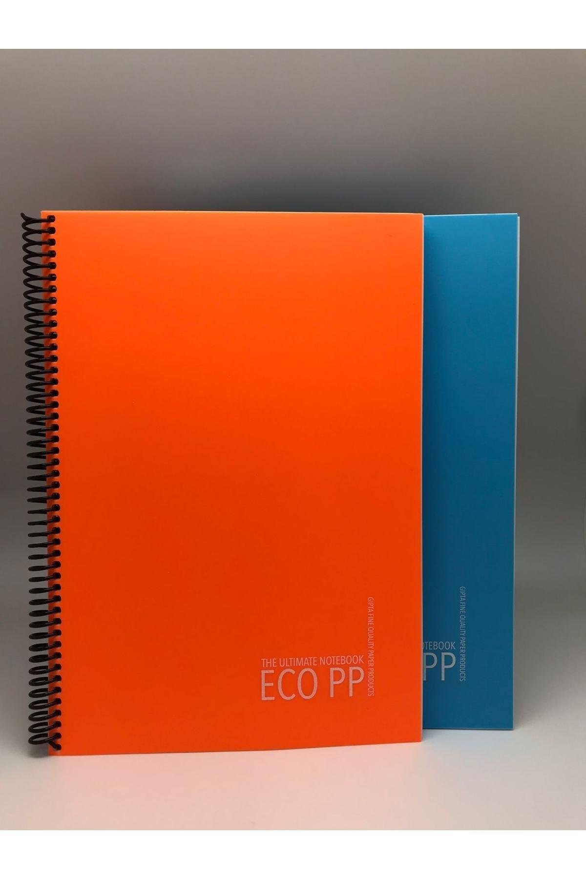Eko Pp Spiralli Pp Kapak Defter A4 80 Yaprak Çizgili 2'li