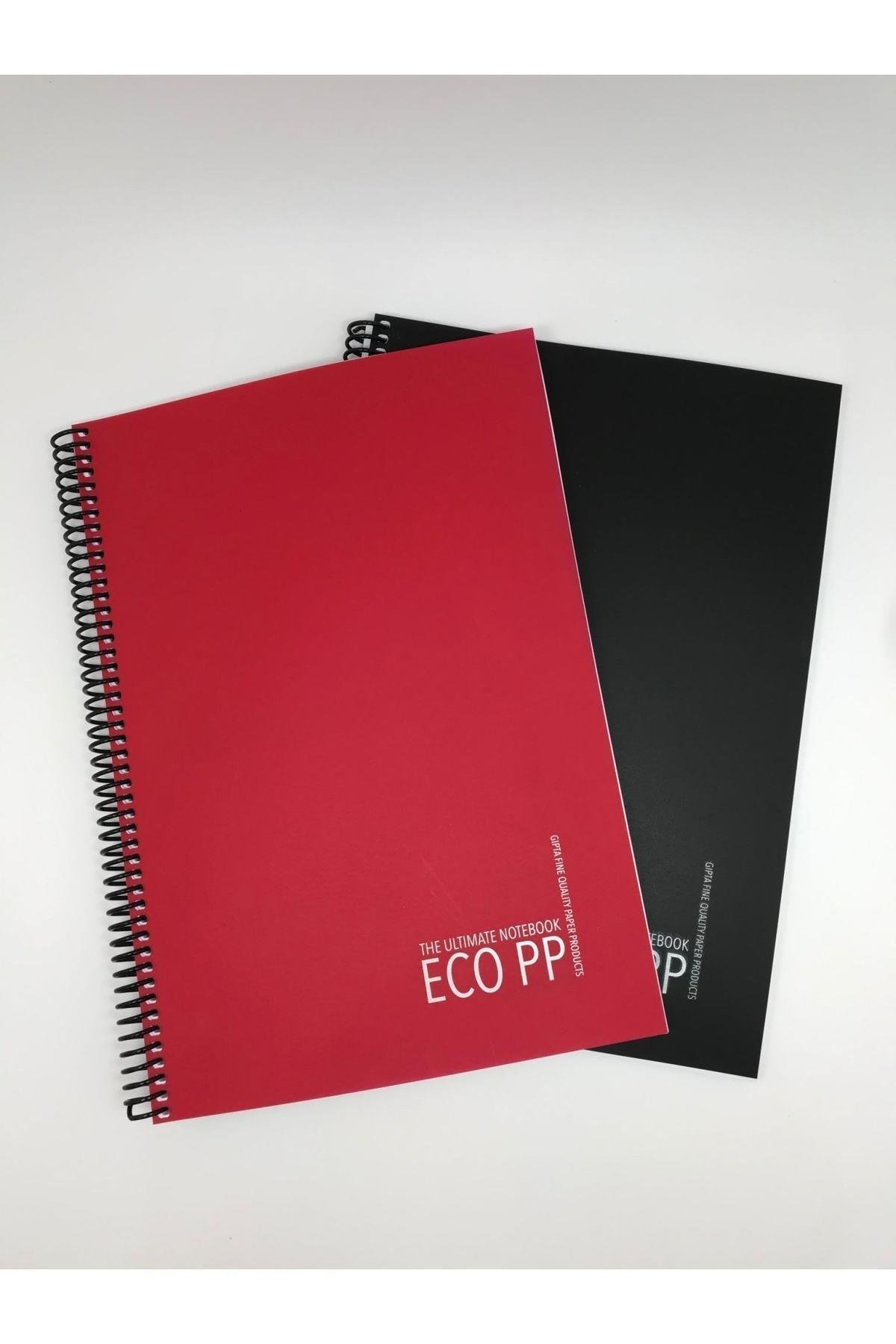 Eko Pp Spiralli Pp Kapak Defter A4 80 Yaprak Çizgili 2'li