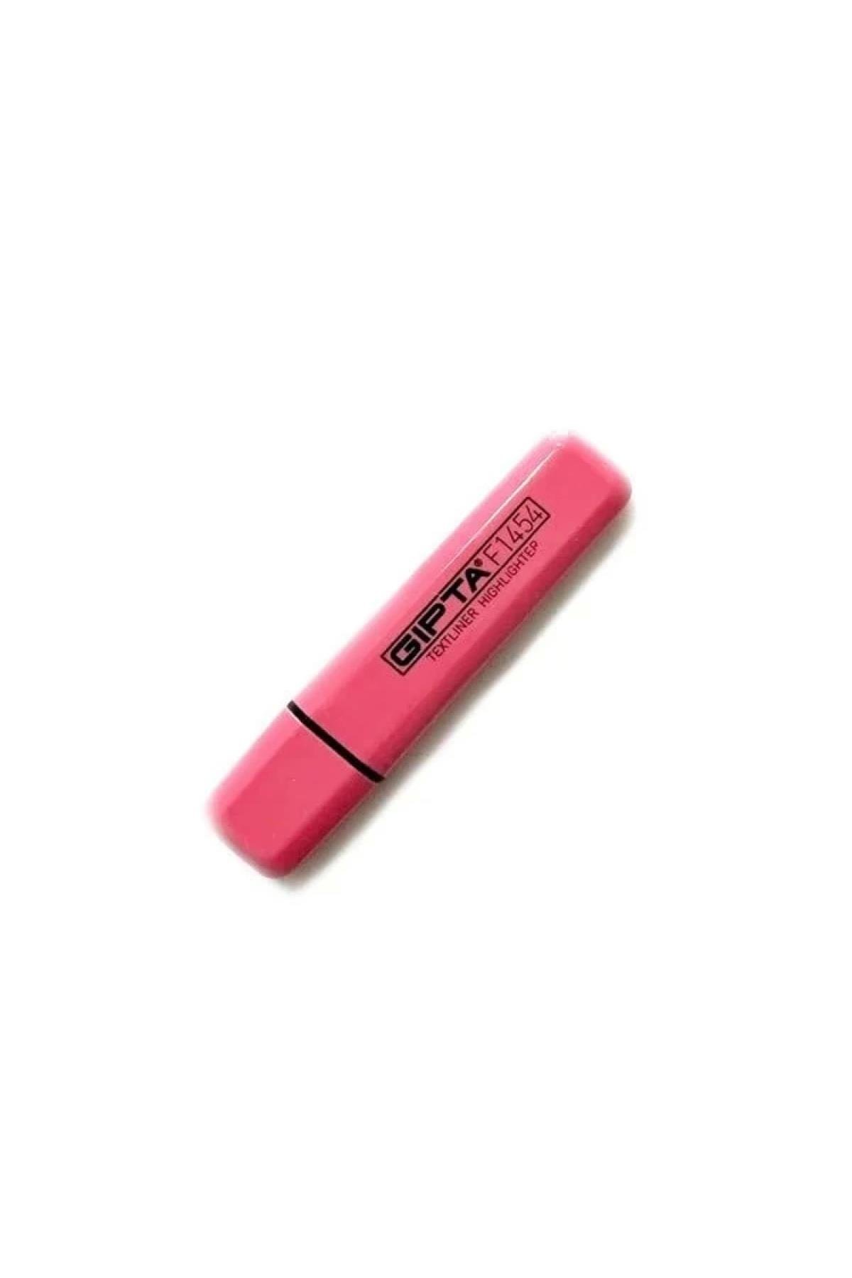 F1454 HIGHLIGHTER FOSFORLU KALEM PASTEL PEMBE
