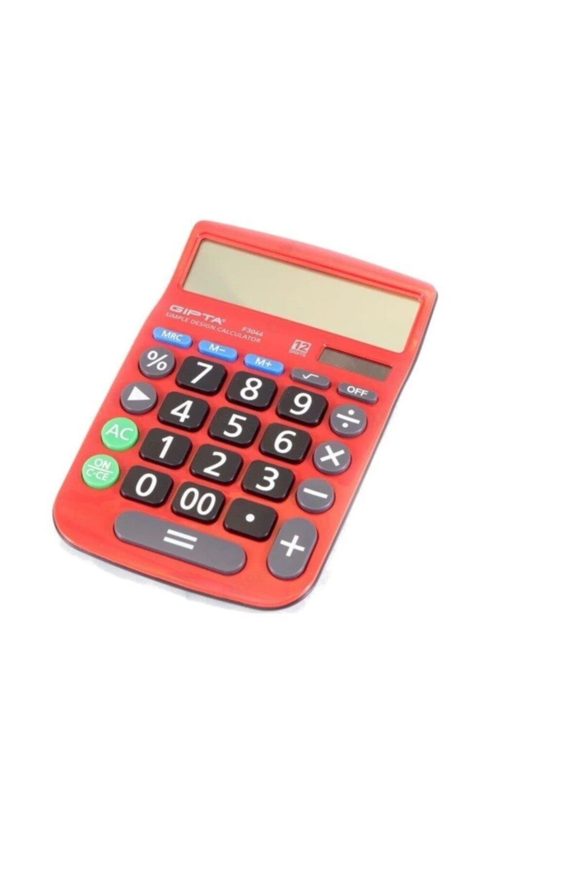 F3046 12 Haneli Hesap Makinesi