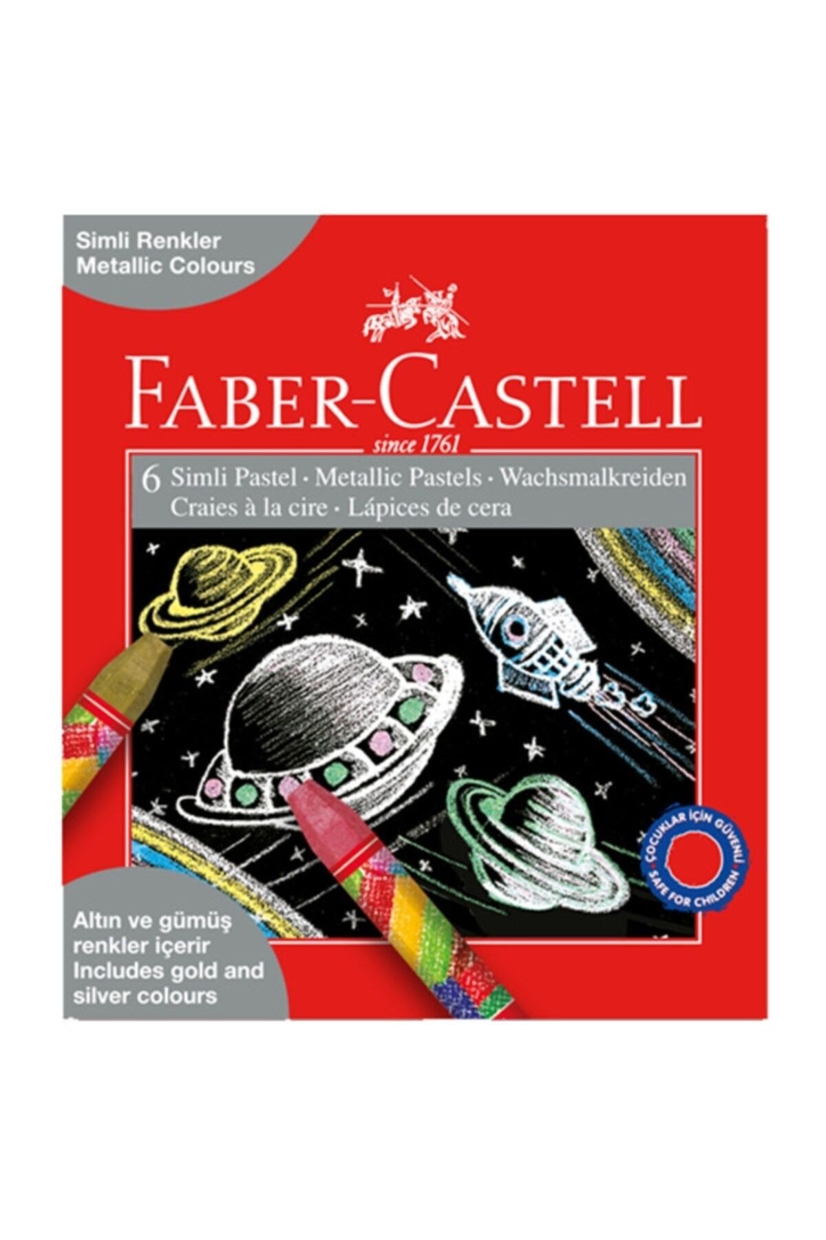 Faber Castel Boya 6 Renk Simli Metalik 125406 /