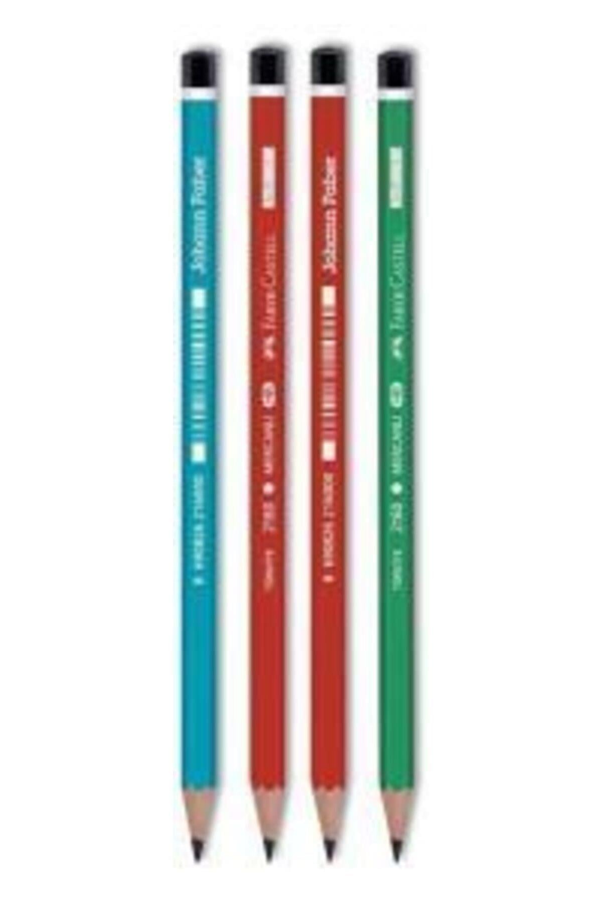 Faber-castell Mercanlı Kurşun Kalem 4 Adet