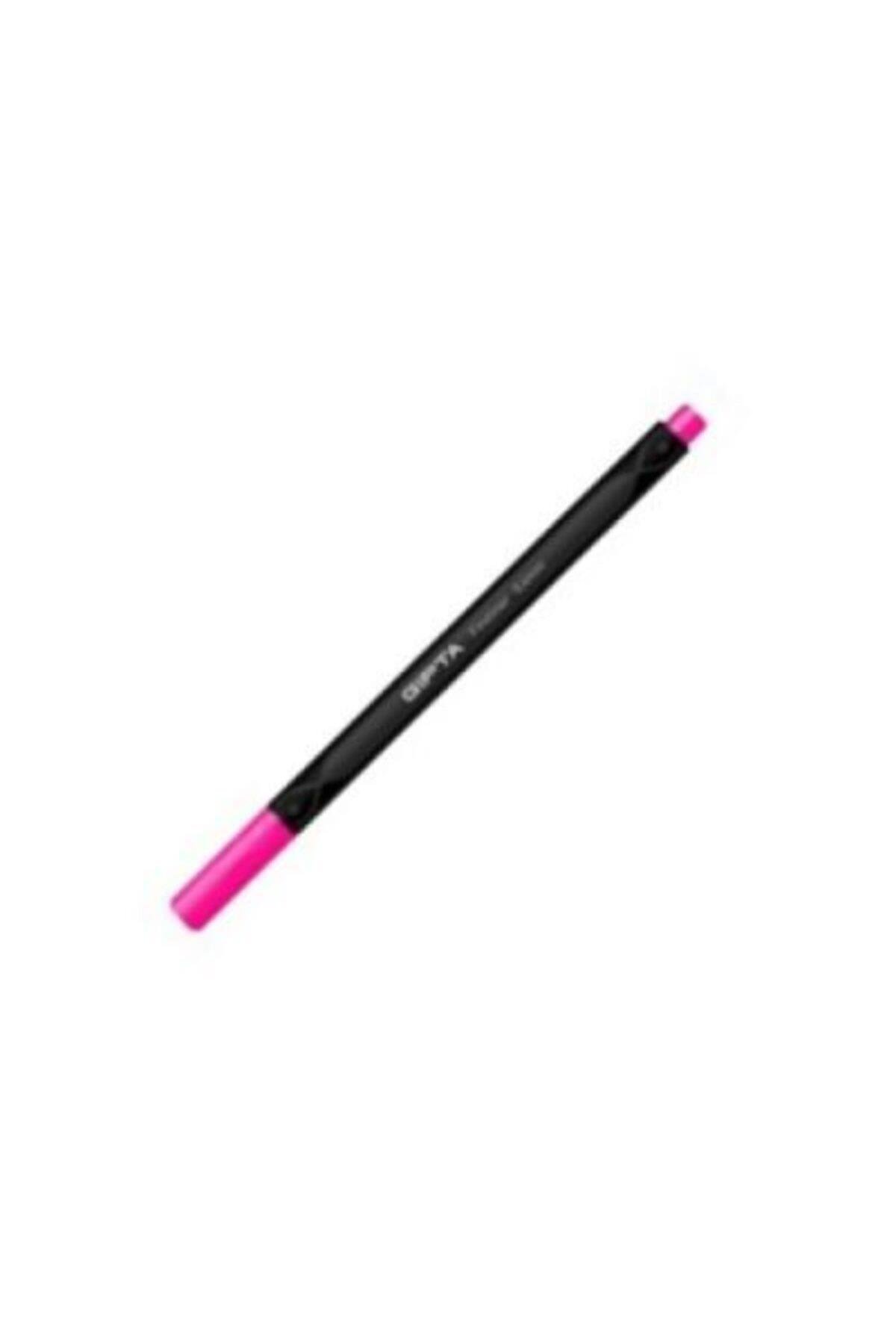 Fineliner Kalem 0.4 Mm Karton Kutu Üçgen Şeker Pembe