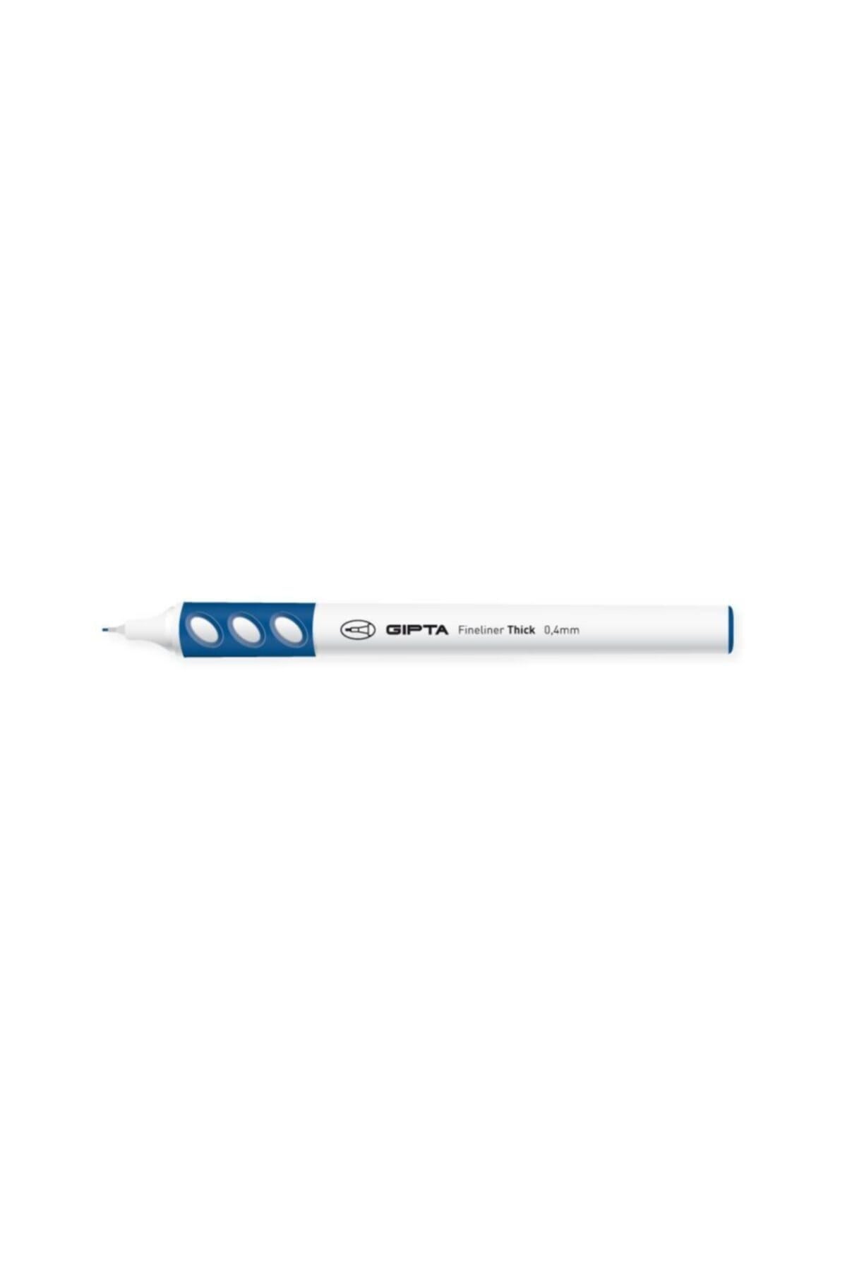 Fineliner Thick 0.4 Mm Koyu Mavi Kalem