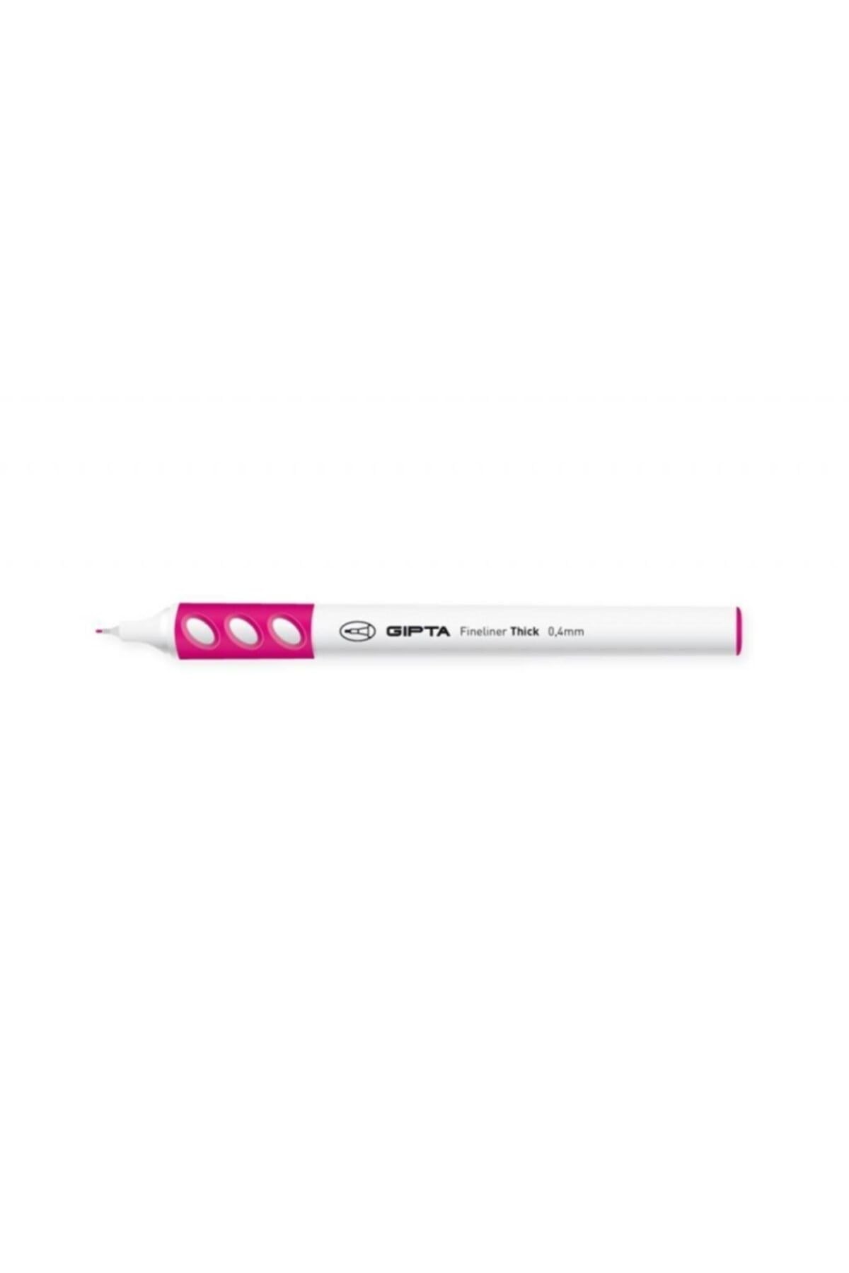 Fineliner Thick 0,4 Mm Keçeli Uçlu Stabilo Kalem Koyu Pembe