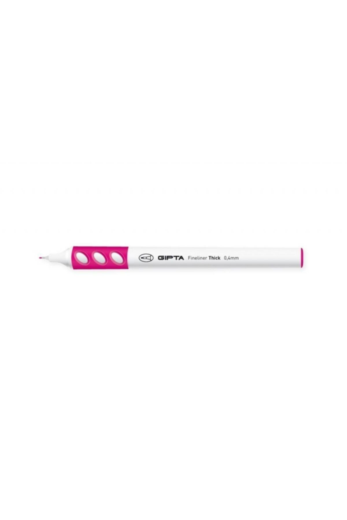 Fineliner Thick 0,4 Mm Keçeli Uçlu Stabilo Kalem Koyu Pembe