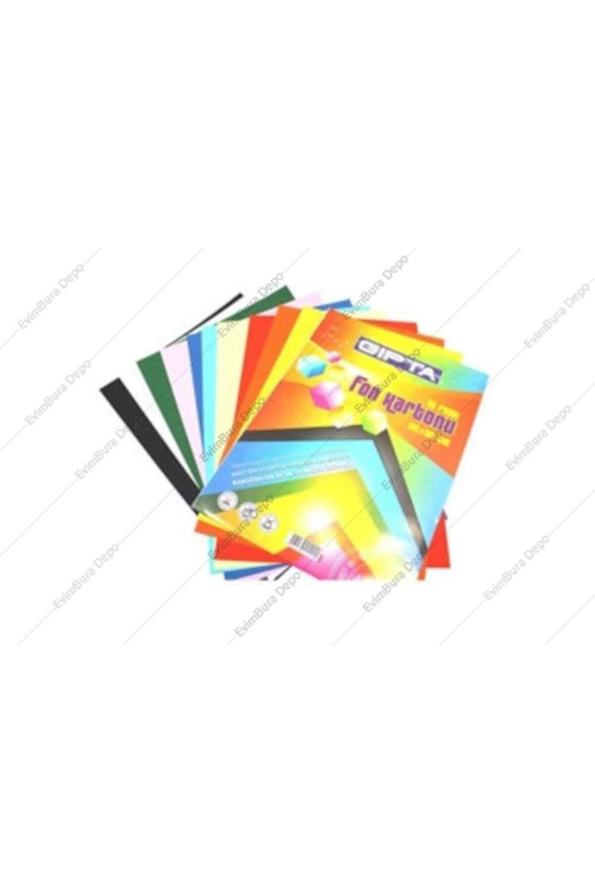 Fon Kartonu 25x35 Cm 10 Renk