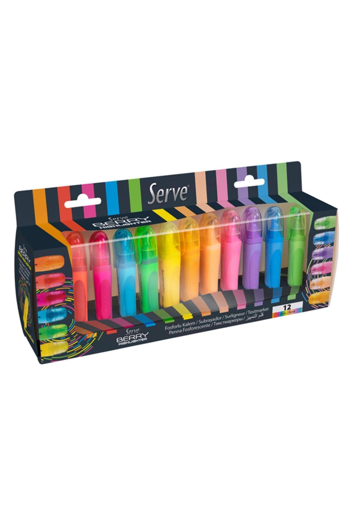 FOSFORLU KALEM BERRY SET 12 Lİ