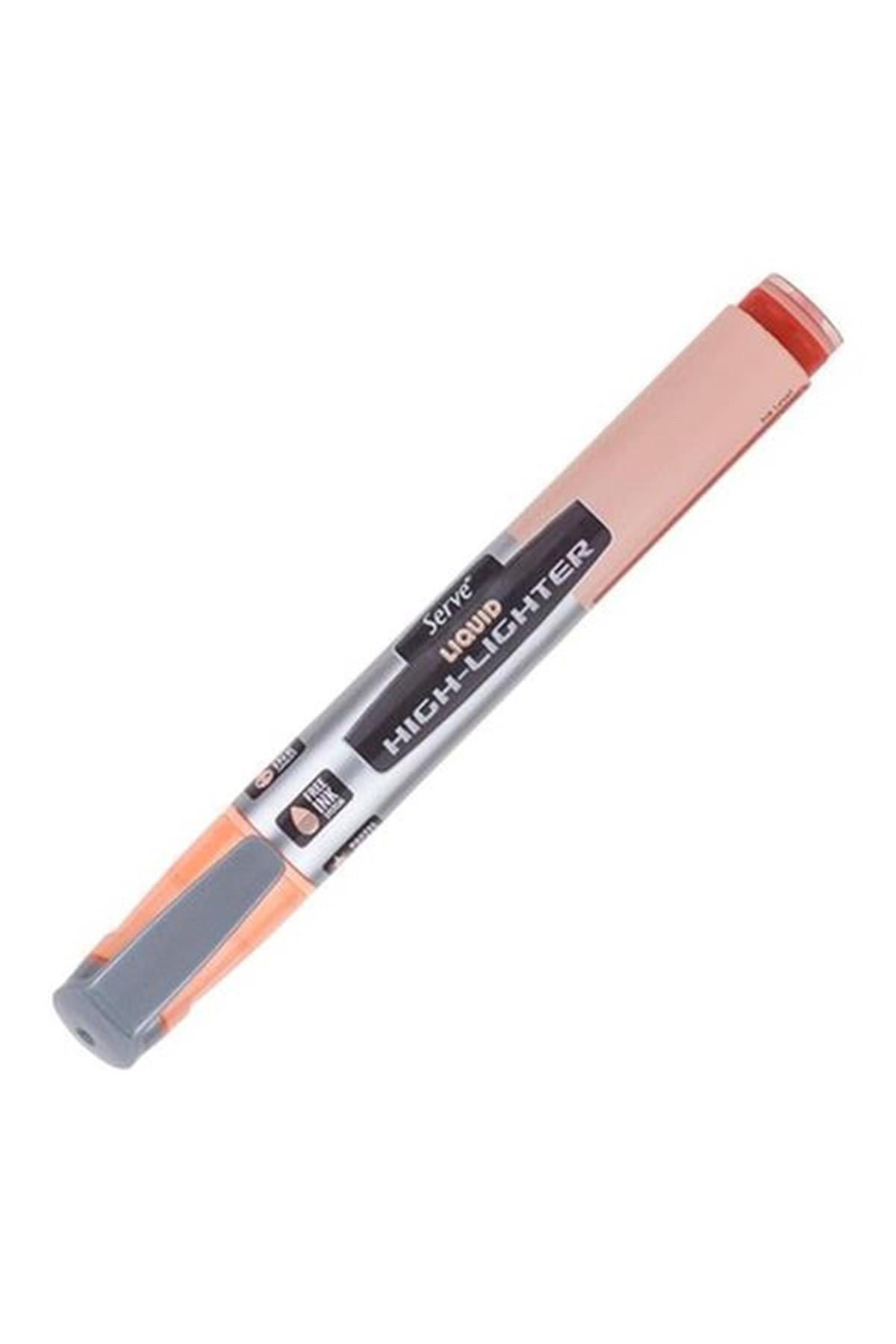 Fosforlu Kalem Işaretleme Kalemi Likit Pastel Turuncu