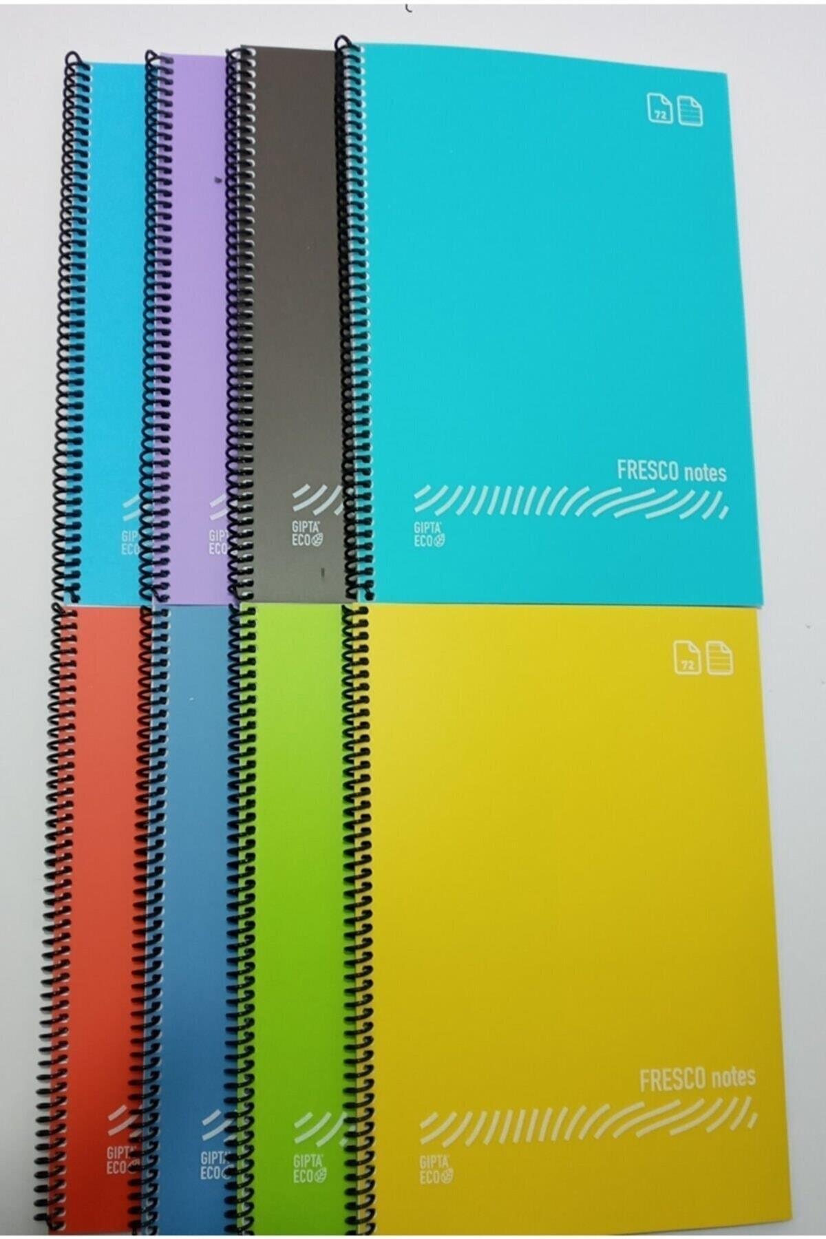 Fresco Spiral Düz Pp Defter (a4) 72 Yaprak Düz
