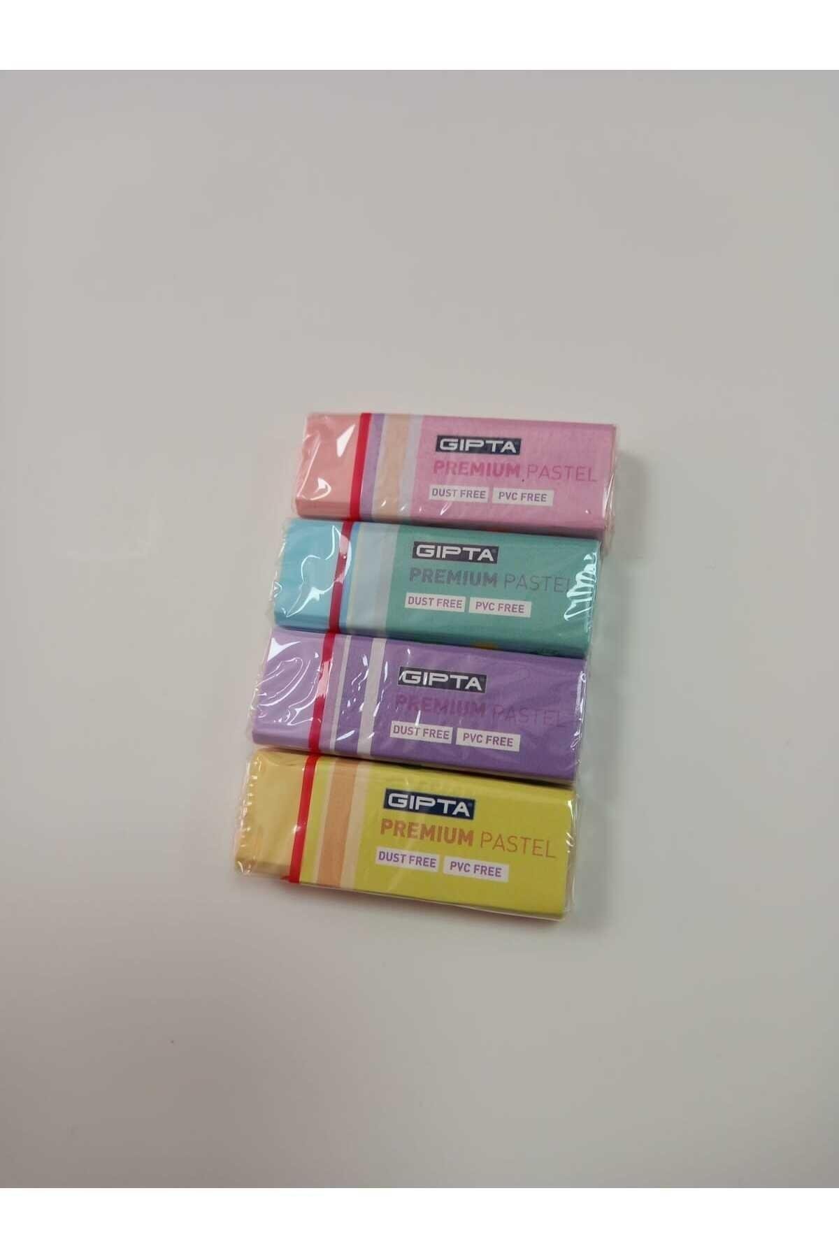 GIPTA 4 LÜ SİLGİ TAKIMI SOFT RENKLER