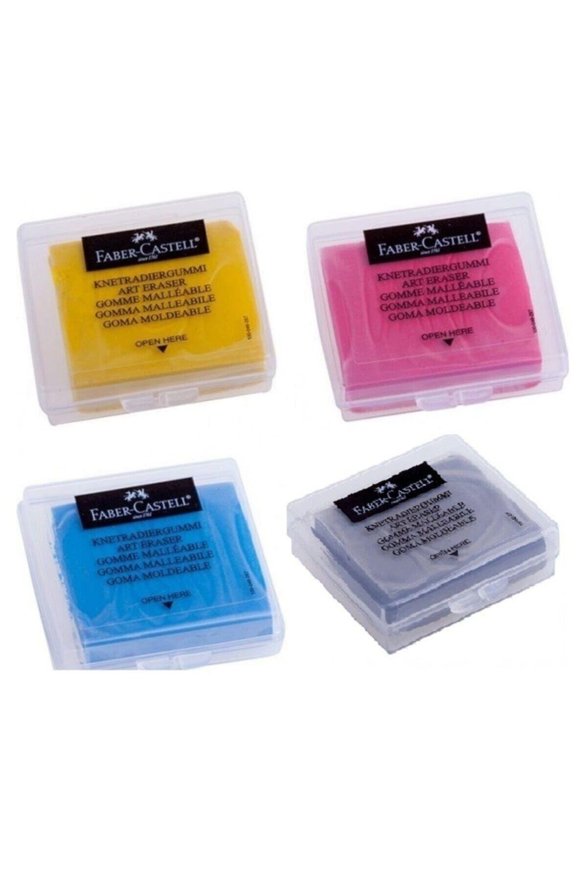 Hamur Silgi Plastik Kutulu - 4 Renk