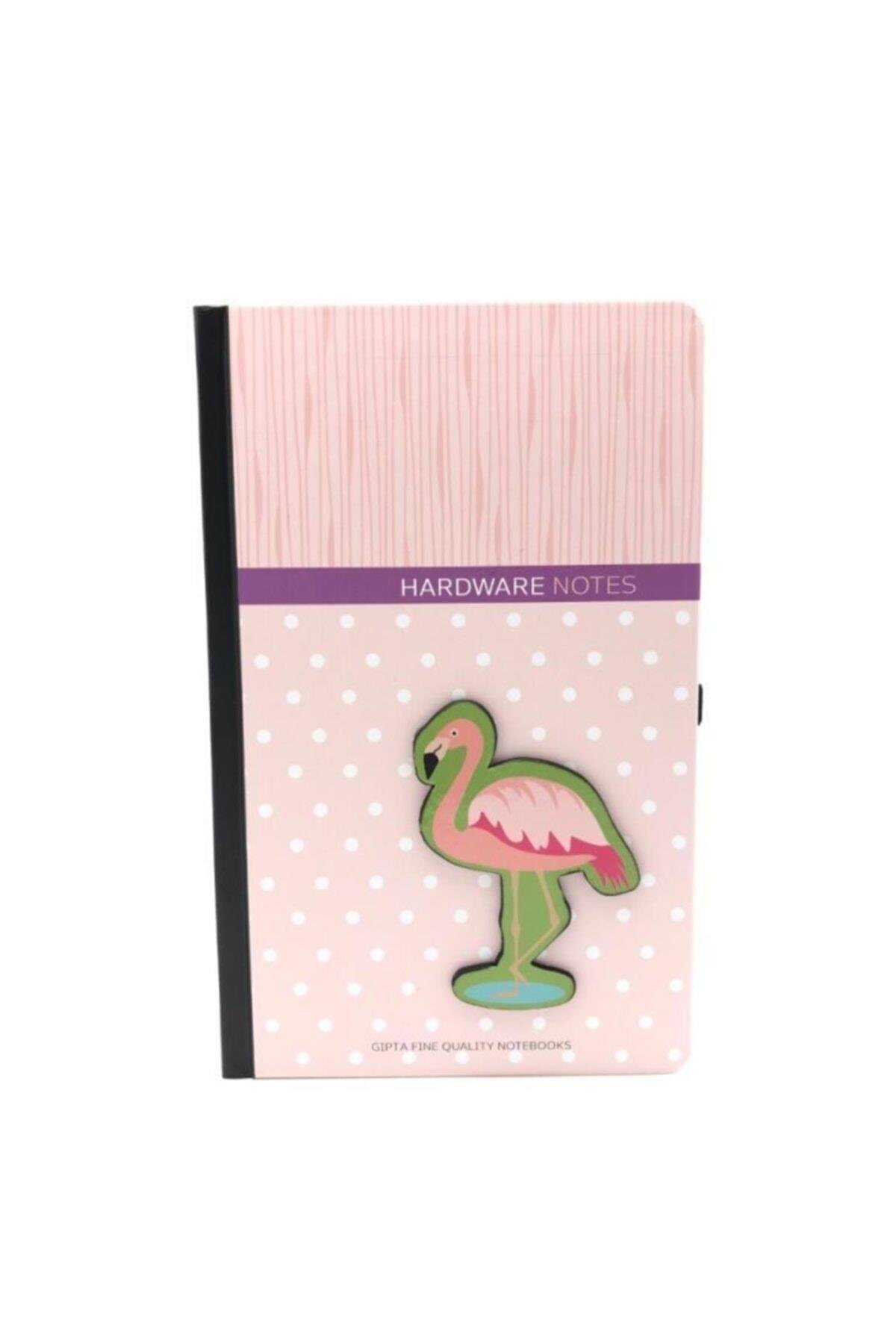 Hardware Notes Fine Quality 13x21 120 Y. Çiz.  Defter 4629 Flamingo