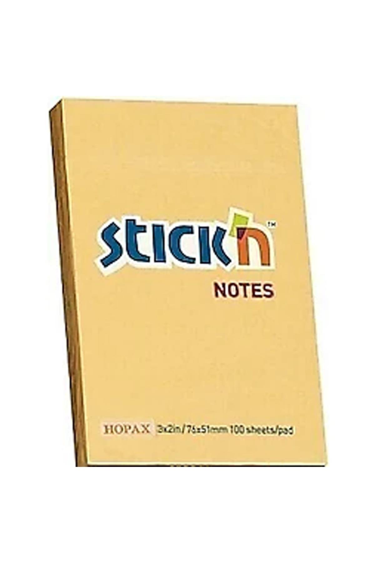 Hopax Stıckn Yapışkanlı Not Kağıdı 76x51 Pastel Kavun İçi (12 adet)100 YP