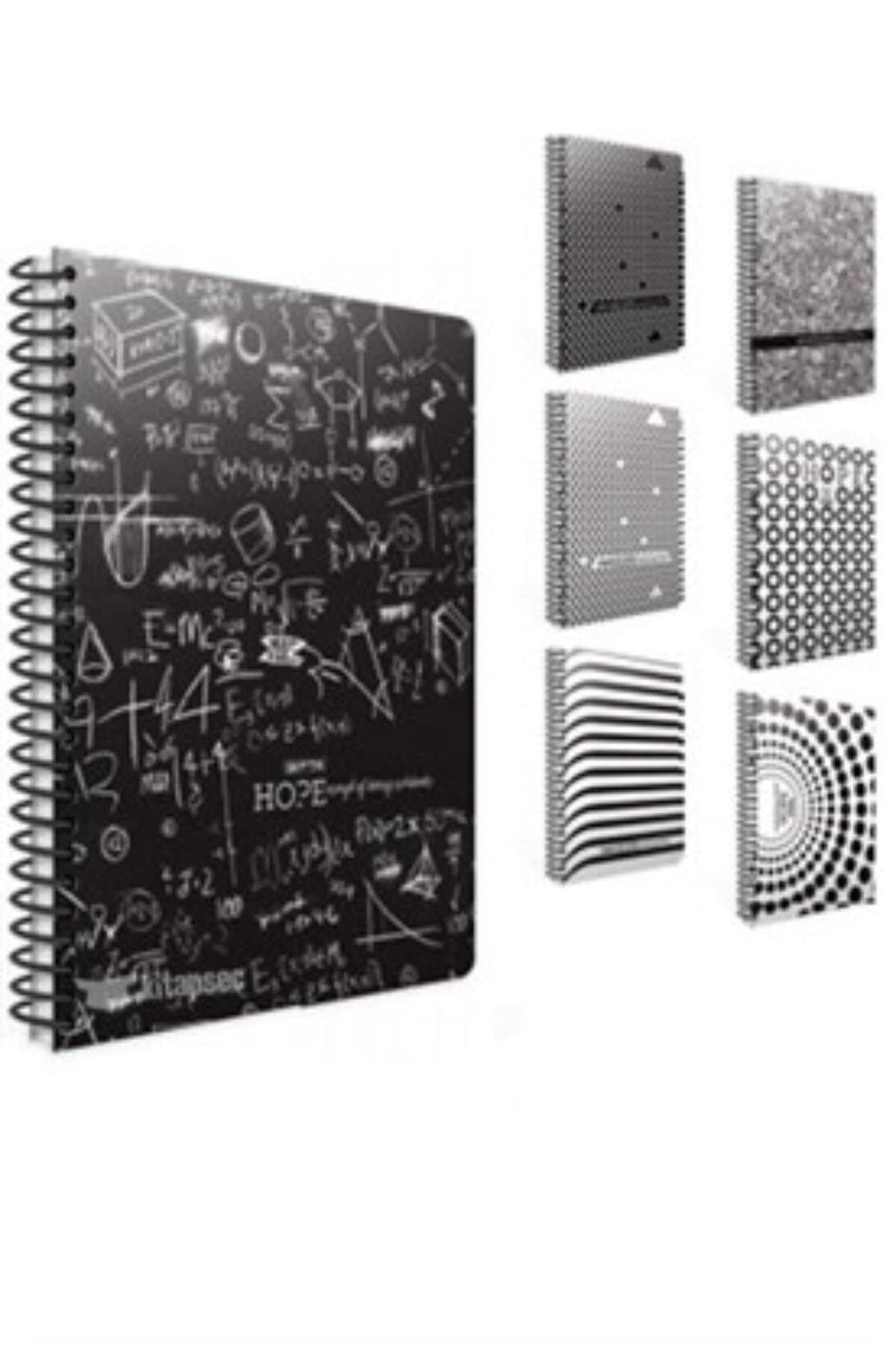 Hope Spiral Karton Kapaklı Defter (19*26) 80 Yaprak ( Kareli )