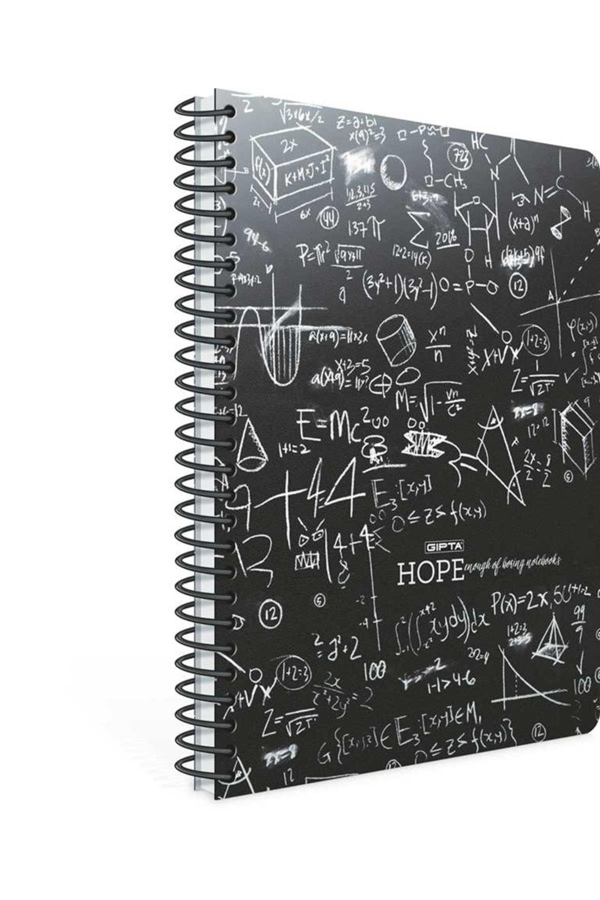 Hope Spiral Karton Kapaklı Defter (19*26) 100 Yaprak ( Kareli )